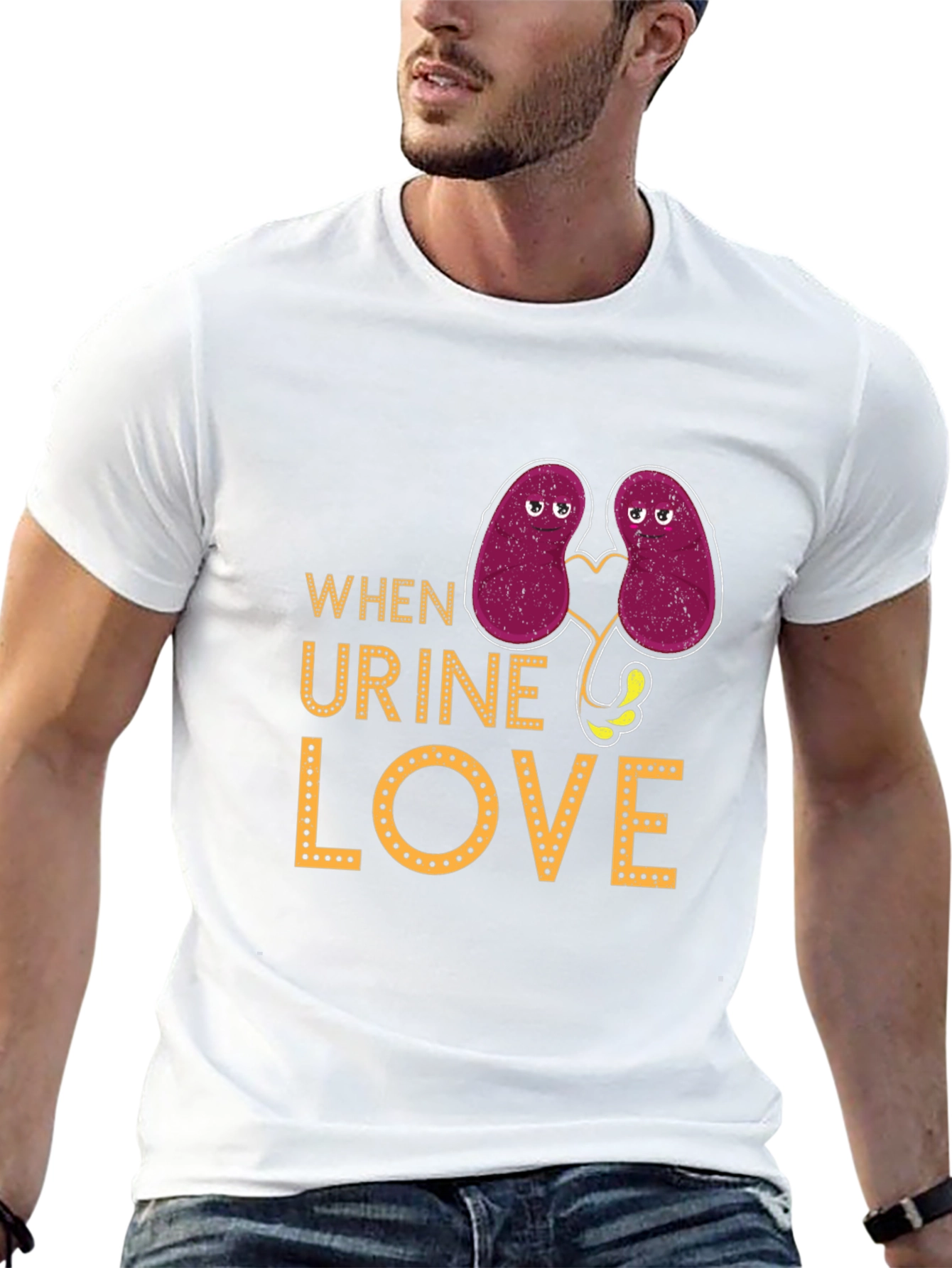 Funny Anatomy Pun T-Shirt - When Urine Love