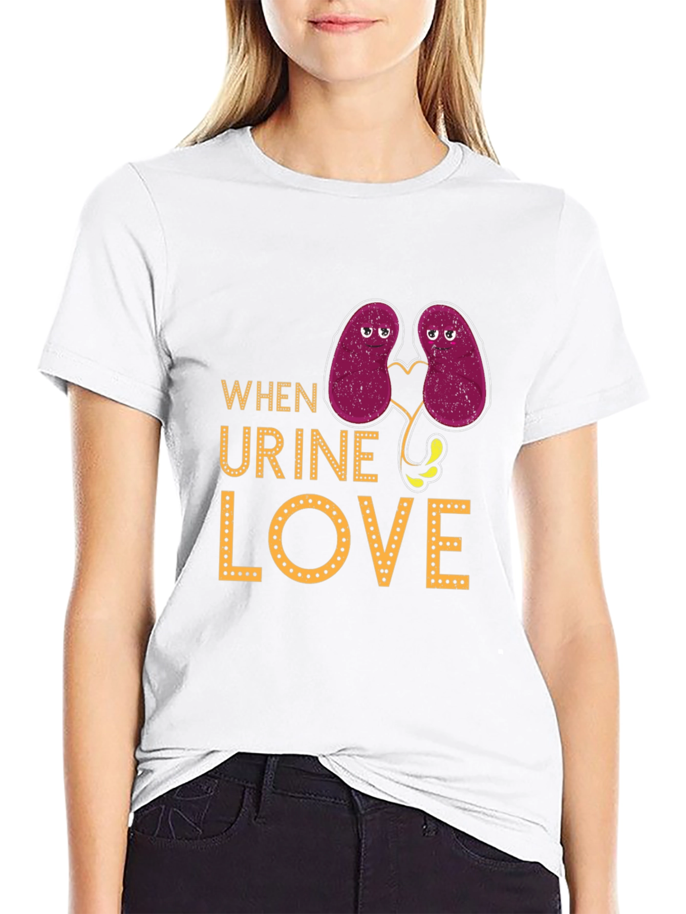 Funny Anatomy Pun T-Shirt - When Urine Love