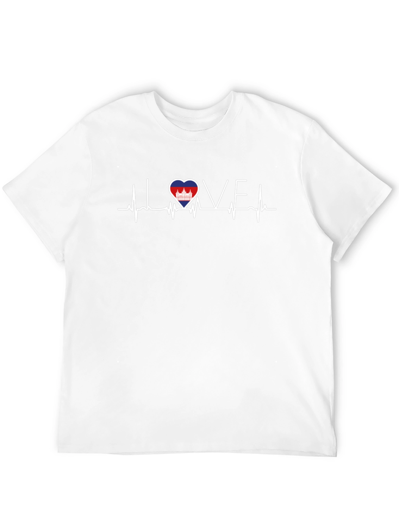 Cambodia Heartbeat Love T-Shirt