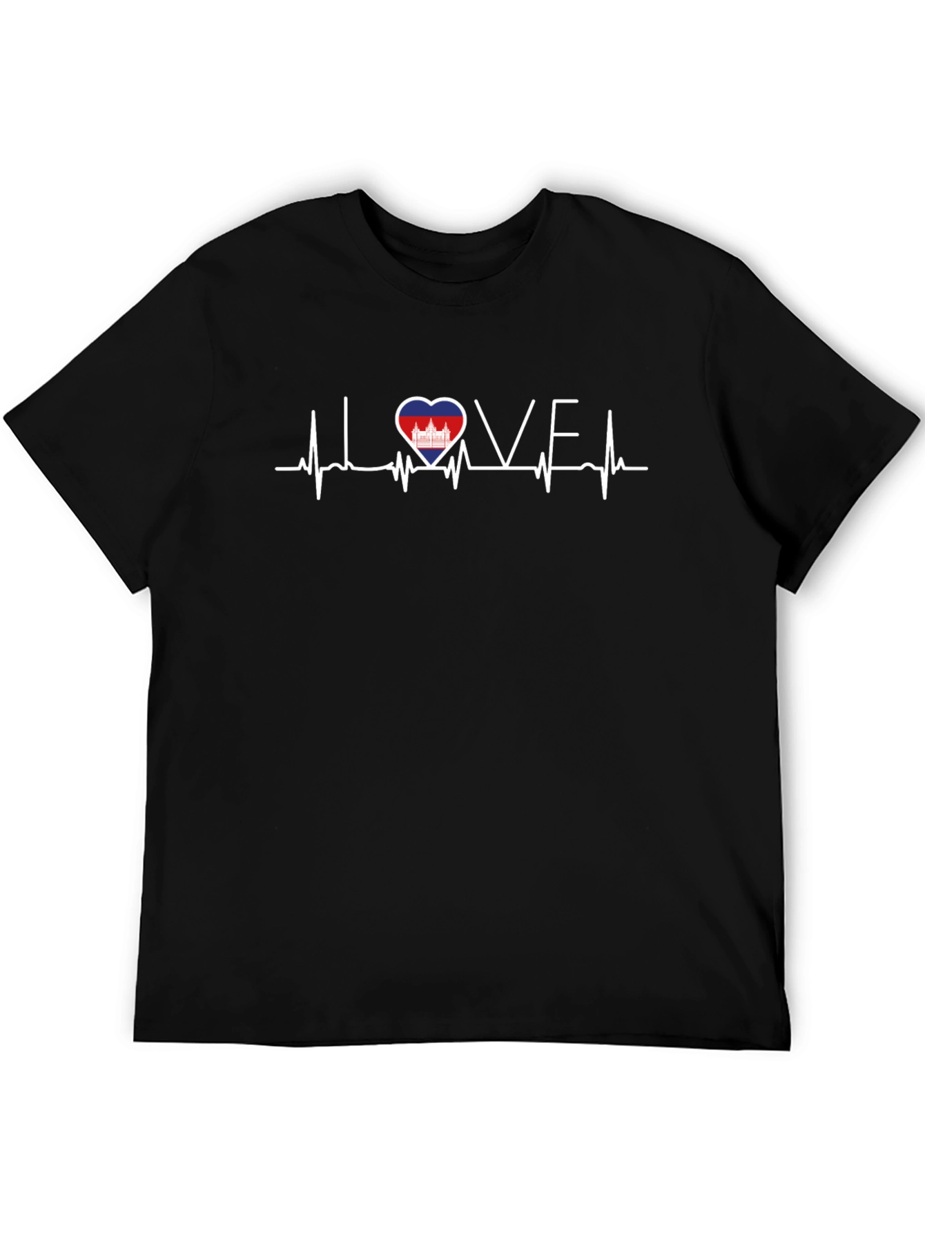 Cambodia Heartbeat Love T-Shirt