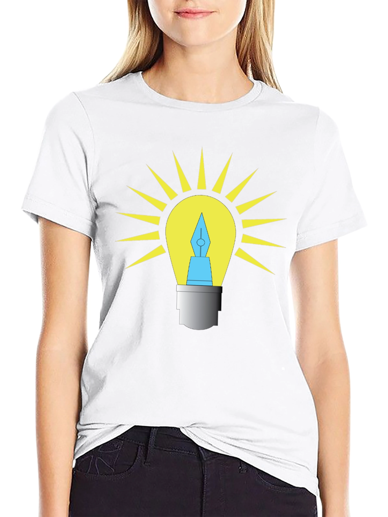 Creative Idea Light Bulb T-Shirt