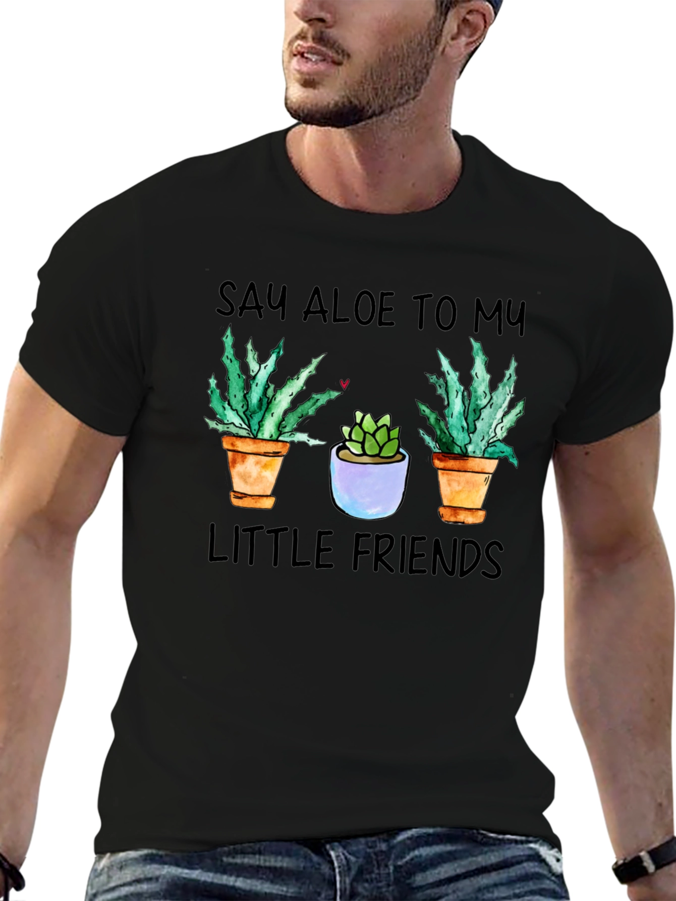 Say Aloe To My Little Friends Graphic Tee