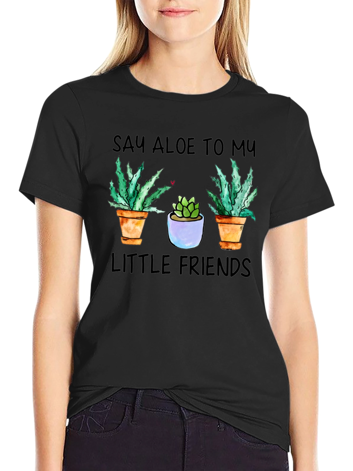 Say Aloe To My Little Friends Graphic Tee