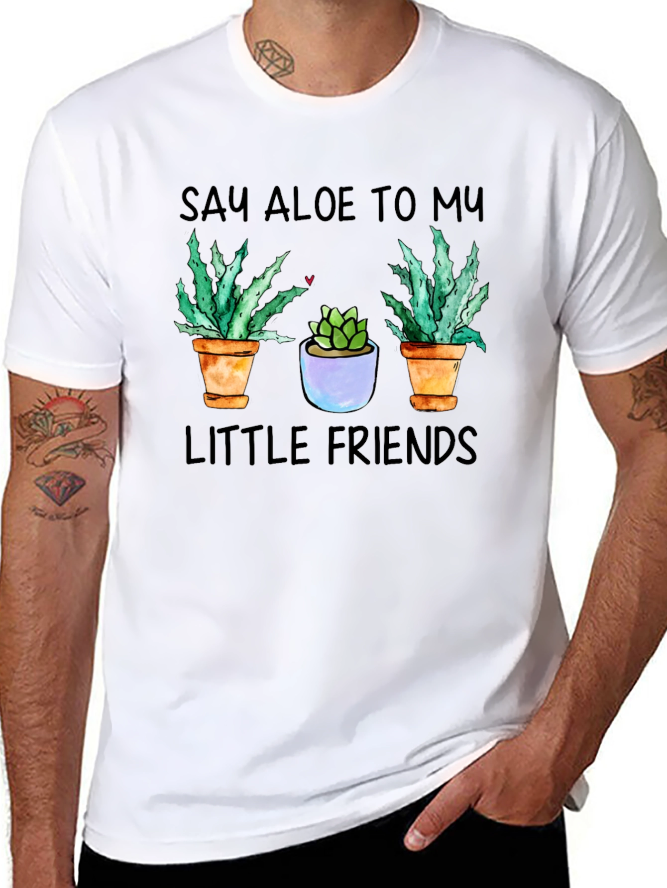 Say Aloe To My Little Friends Graphic Tee