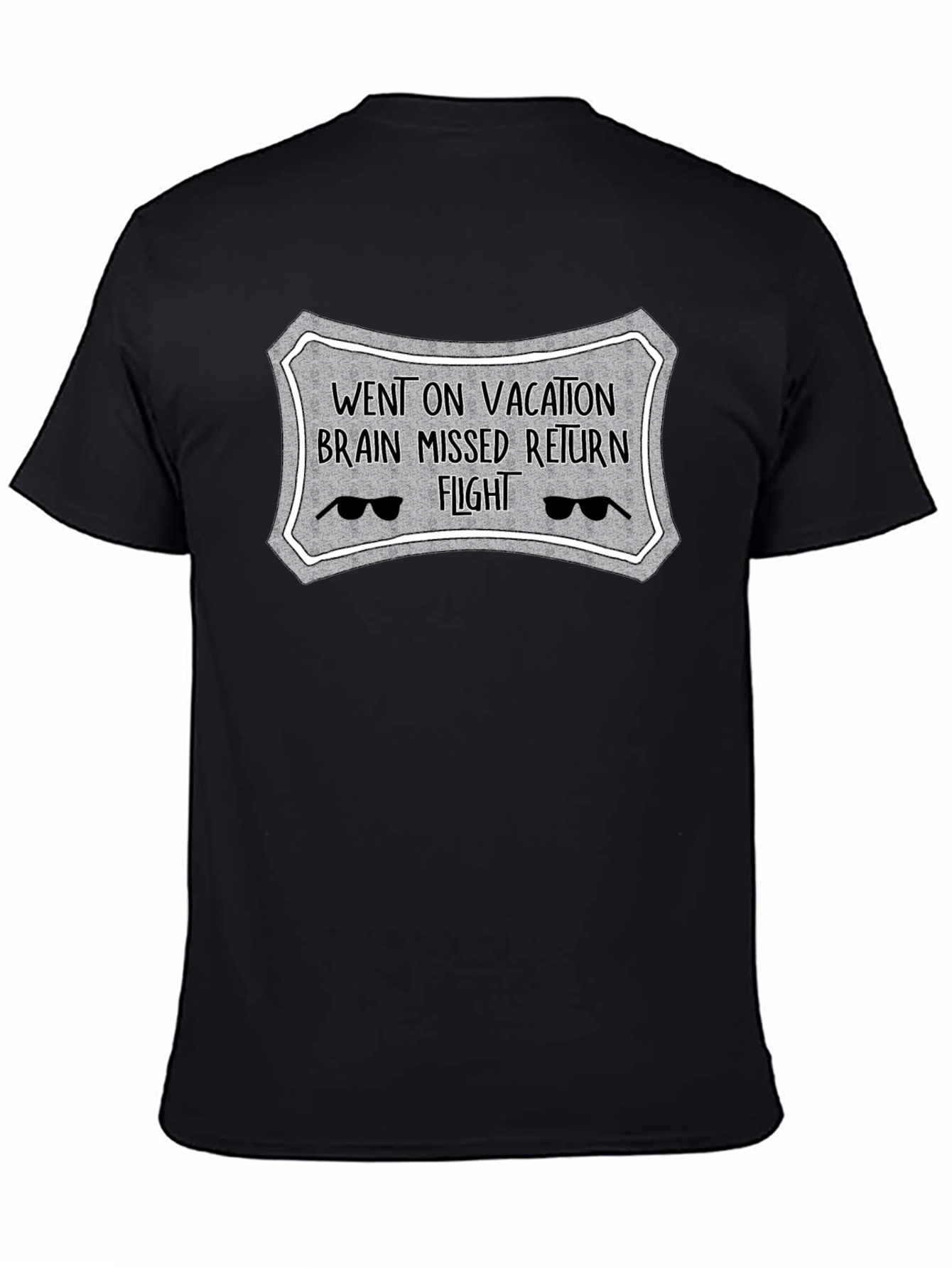 Vacation Brain Missed Flight Novelty T-Shirt