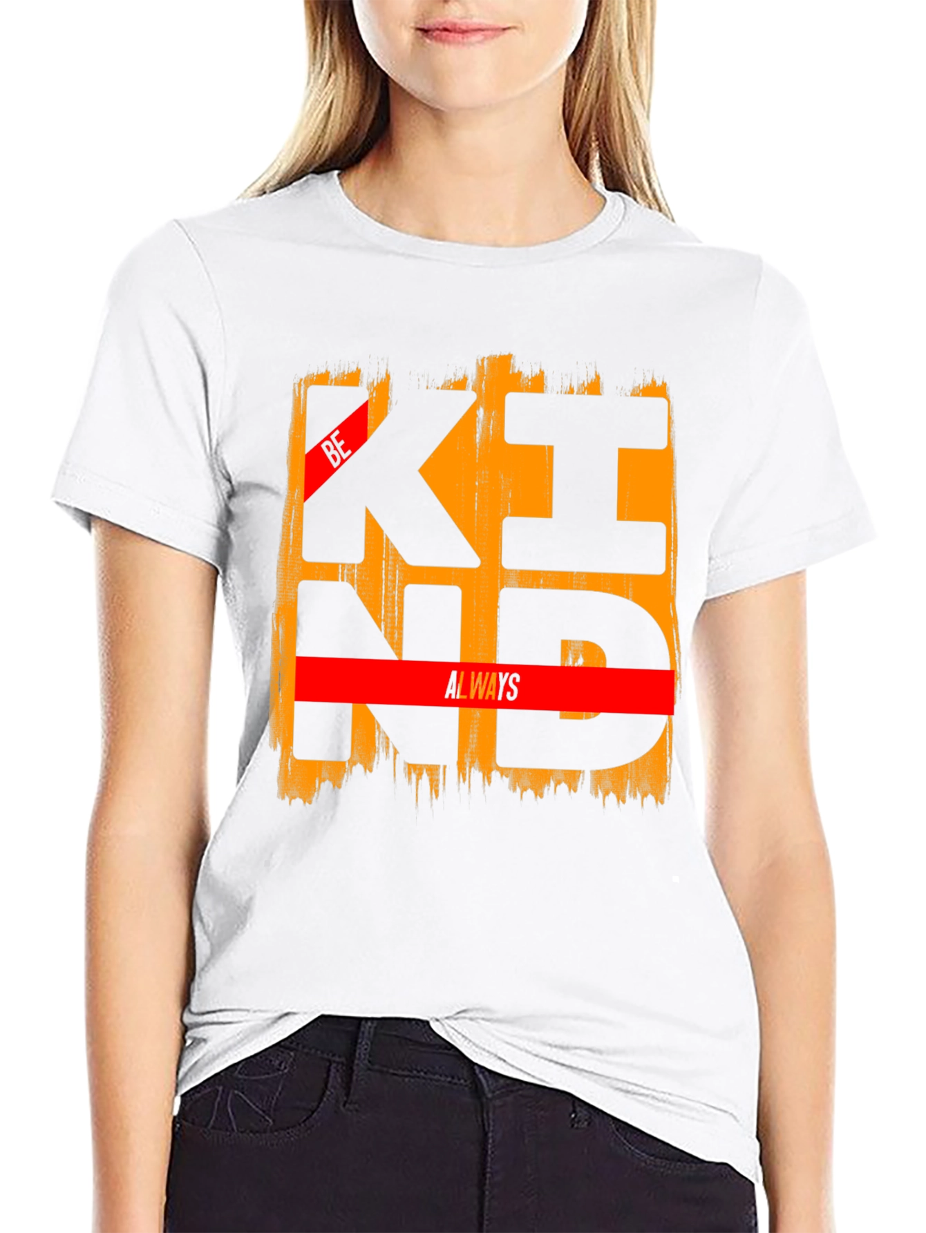 Be Kind Always Graphic Tee - Black