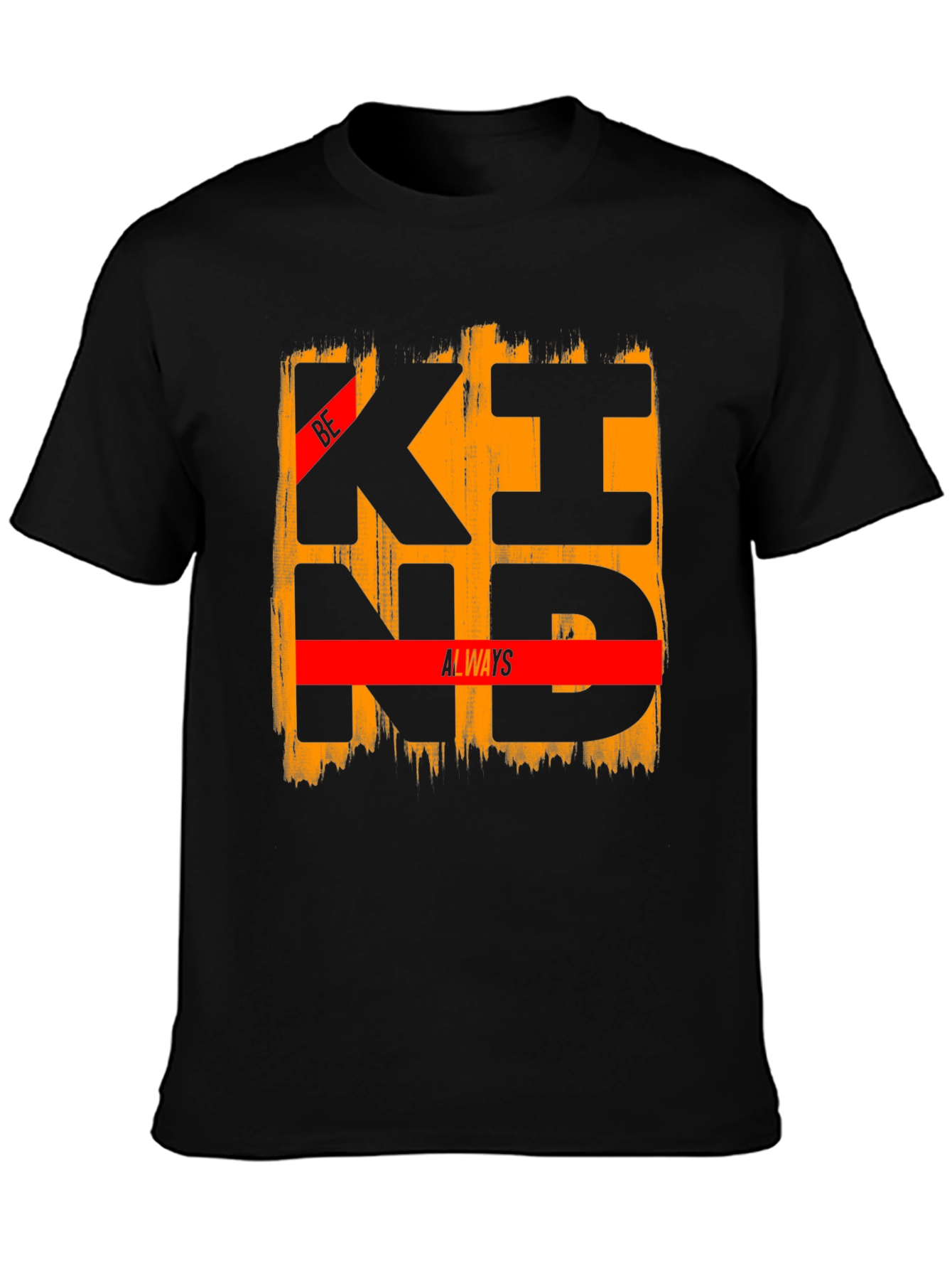 Be Kind Always Graphic Tee - Black