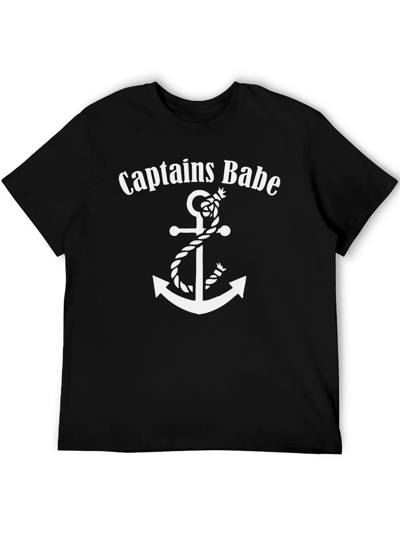 Captains Babe Anchor Graphic T-Shirt - Nautical Style