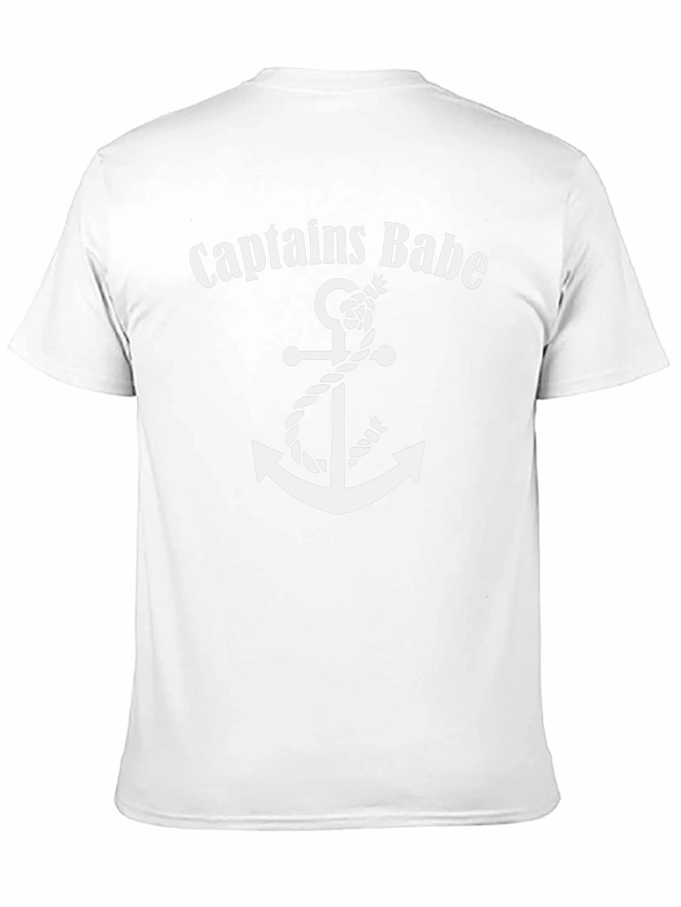Captains Babe Anchor Graphic T-Shirt - Nautical Style