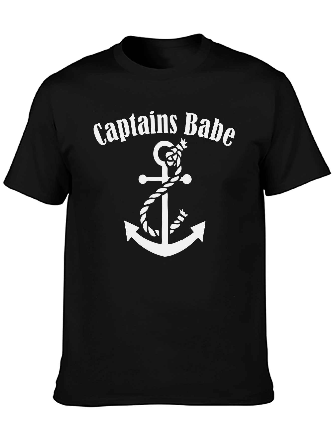 Captains Babe Anchor Graphic T-Shirt - Nautical Style