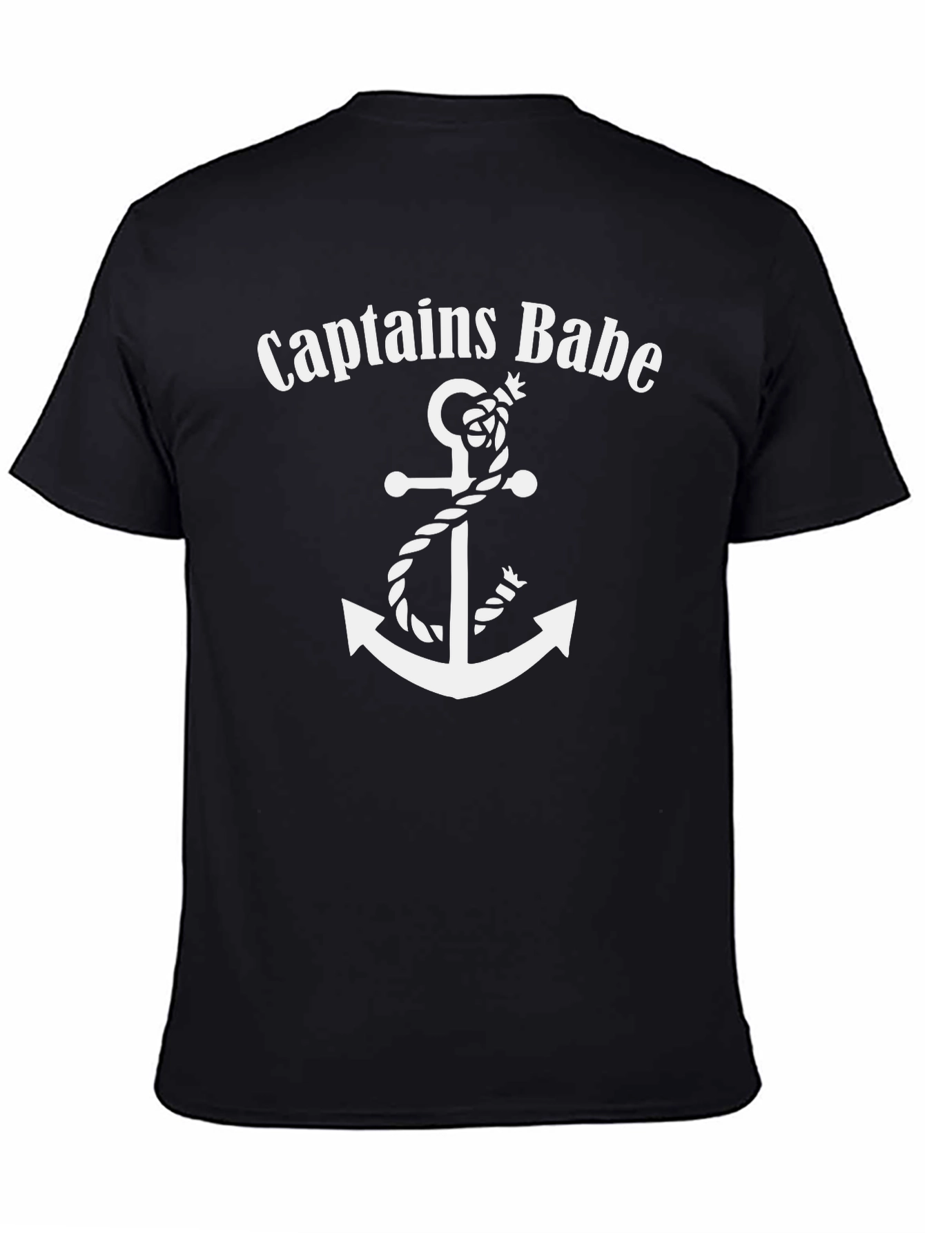Captains Babe Anchor Graphic T-Shirt - Nautical Style