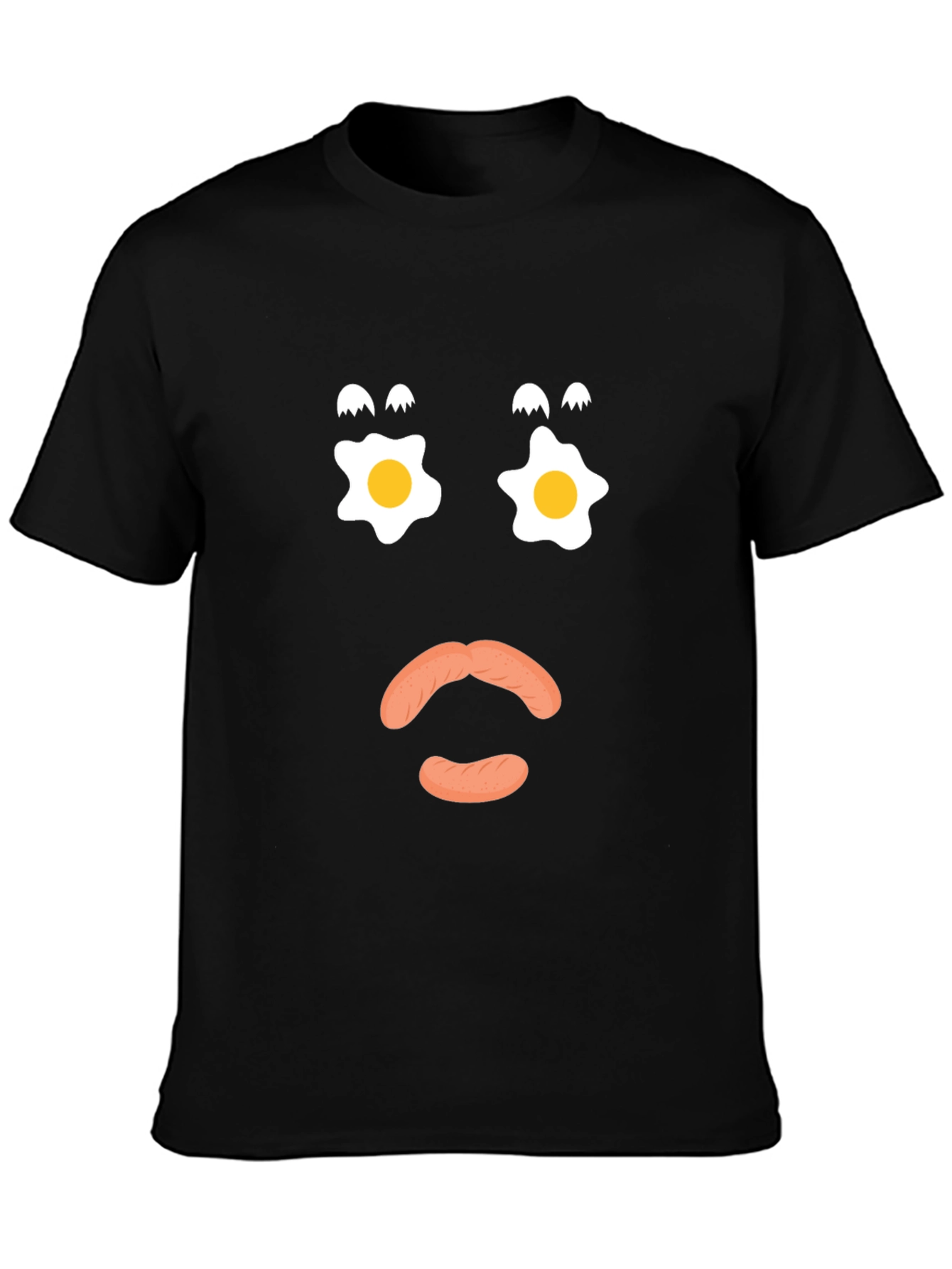 Funny Egg & Lips Graphic Tee