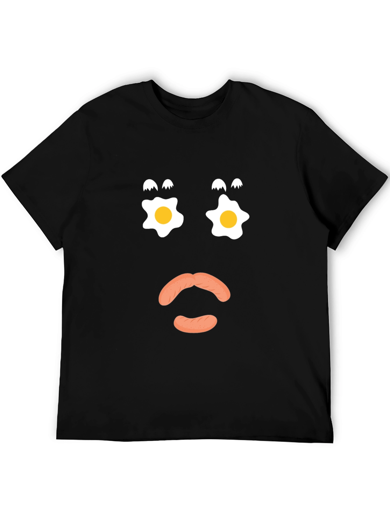 Funny Egg & Lips Graphic Tee