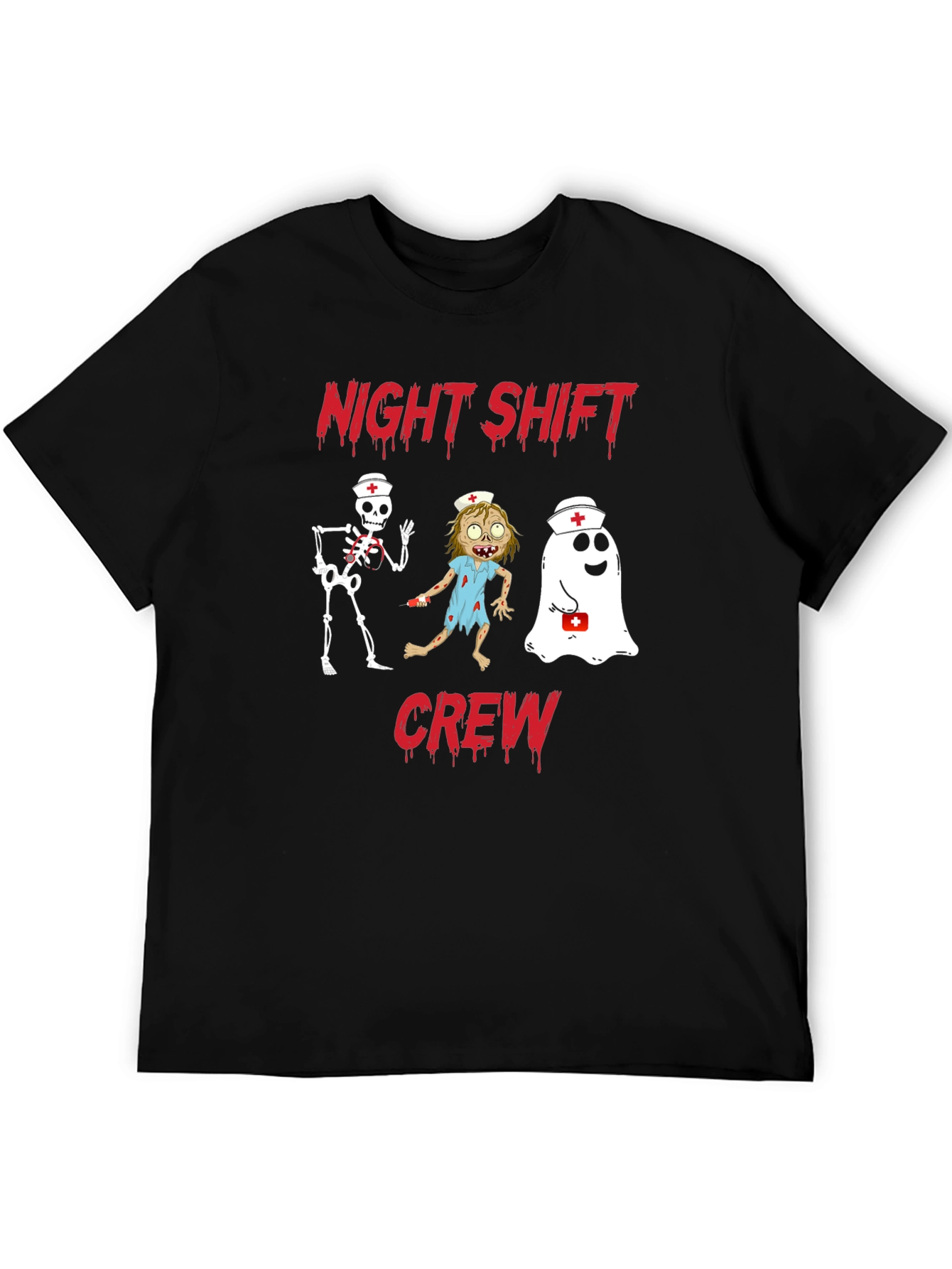 Night Shift Crew Graphic T-Shirt