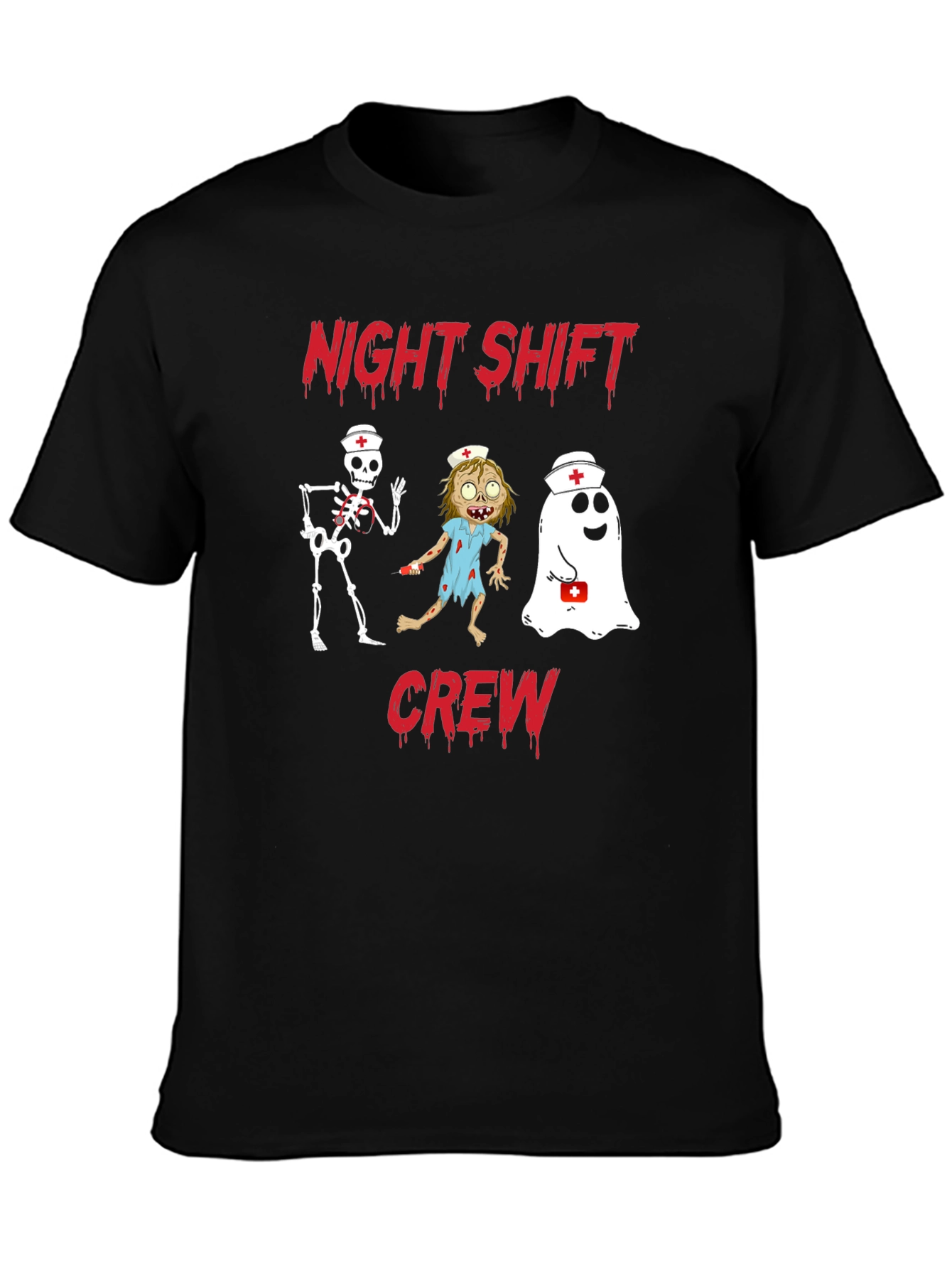 Night Shift Crew Graphic T-Shirt