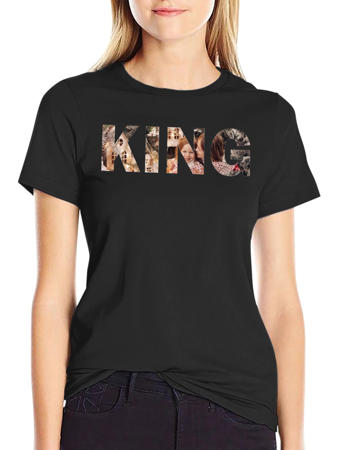 KING Graphic Tee Custom Text Shirt