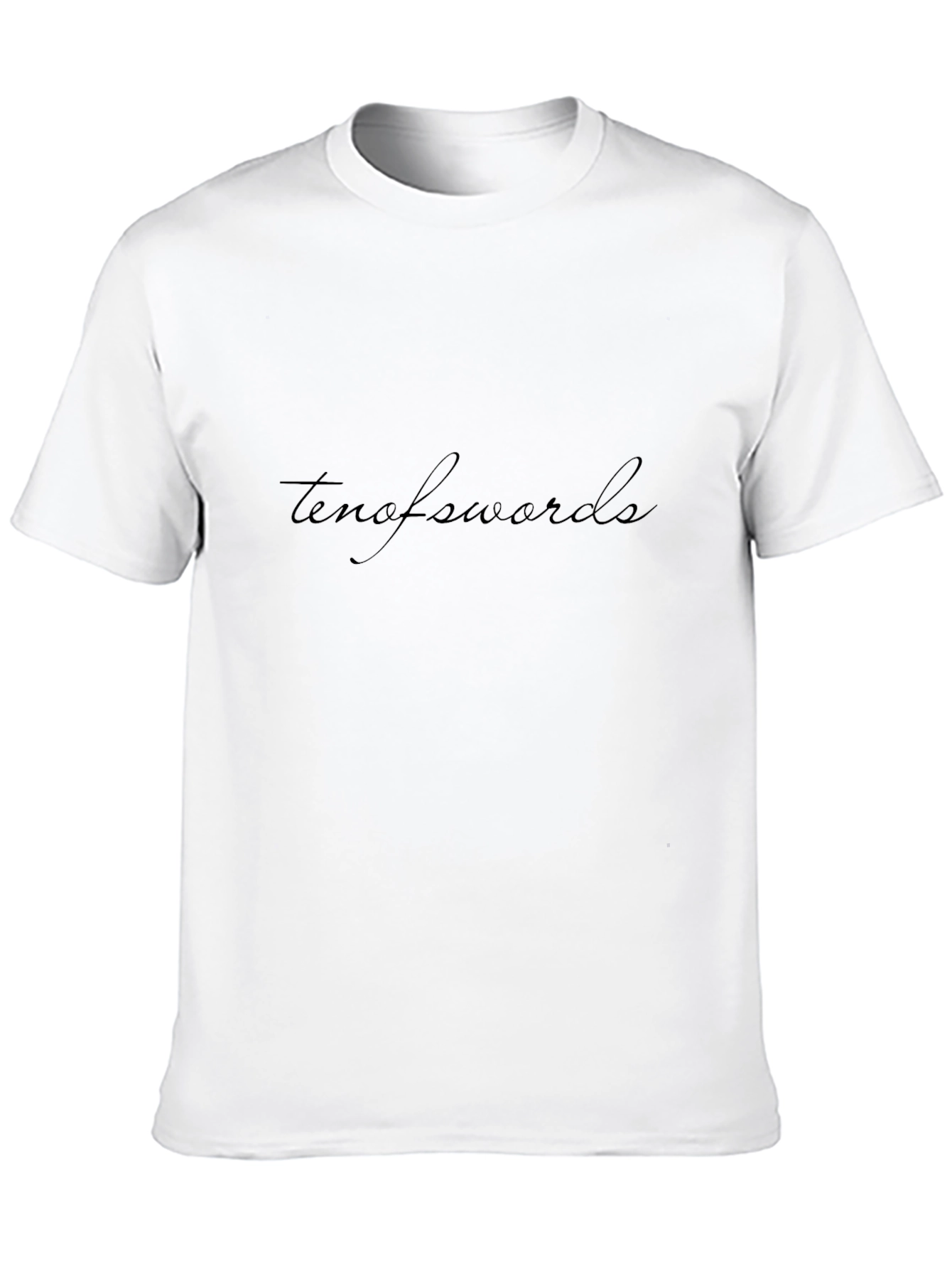 Mens Black Ten of Swords Graphic Tee