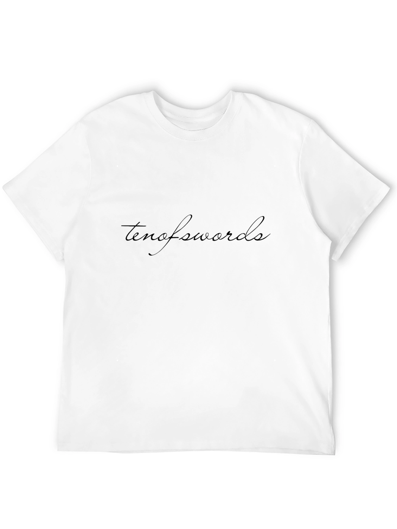 Mens Black Ten of Swords Graphic Tee