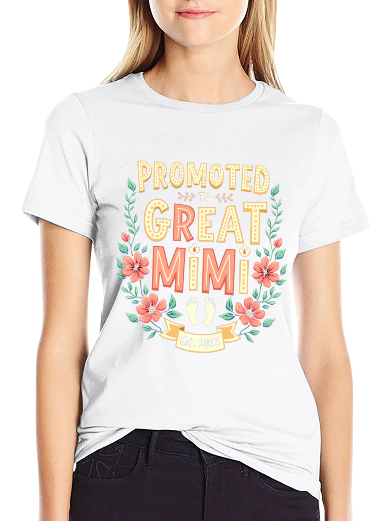 Promoted to Great Mimi Est. 2025 T-Shirt