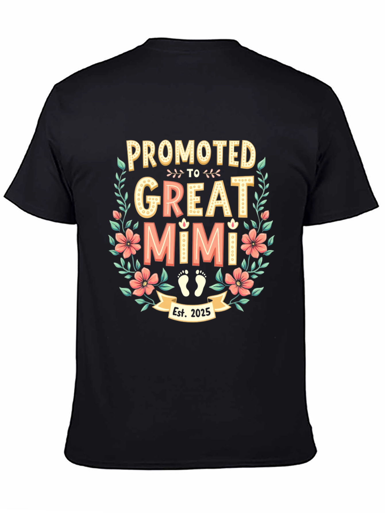 Promoted to Great Mimi Est. 2025 T-Shirt