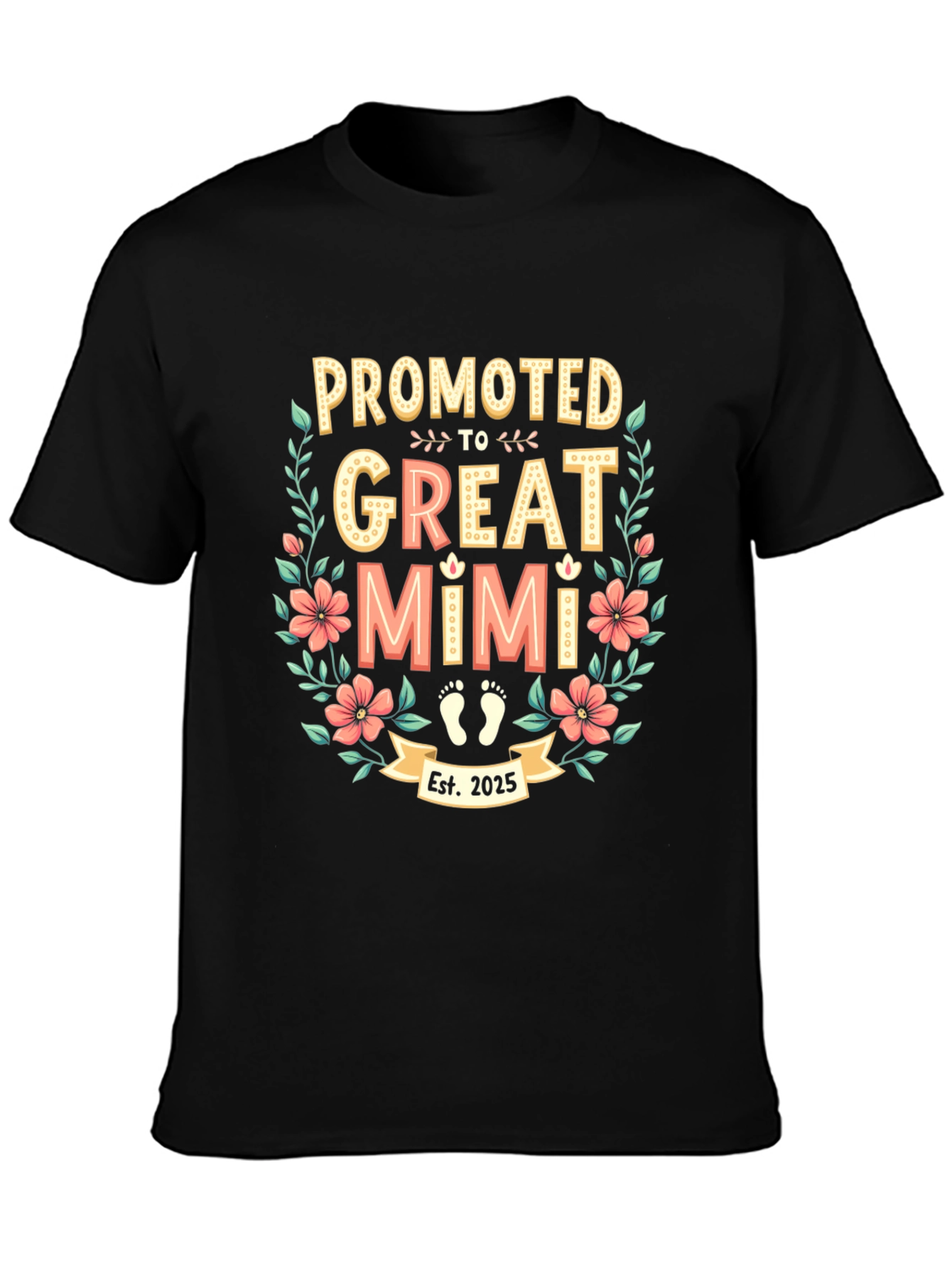 Promoted to Great Mimi Est. 2025 T-Shirt