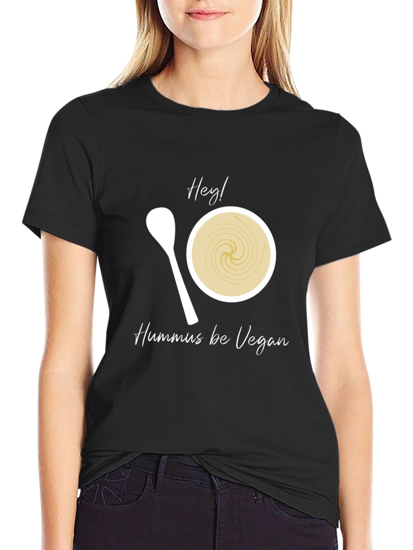 Hummus Be Vegan Graphic Tee