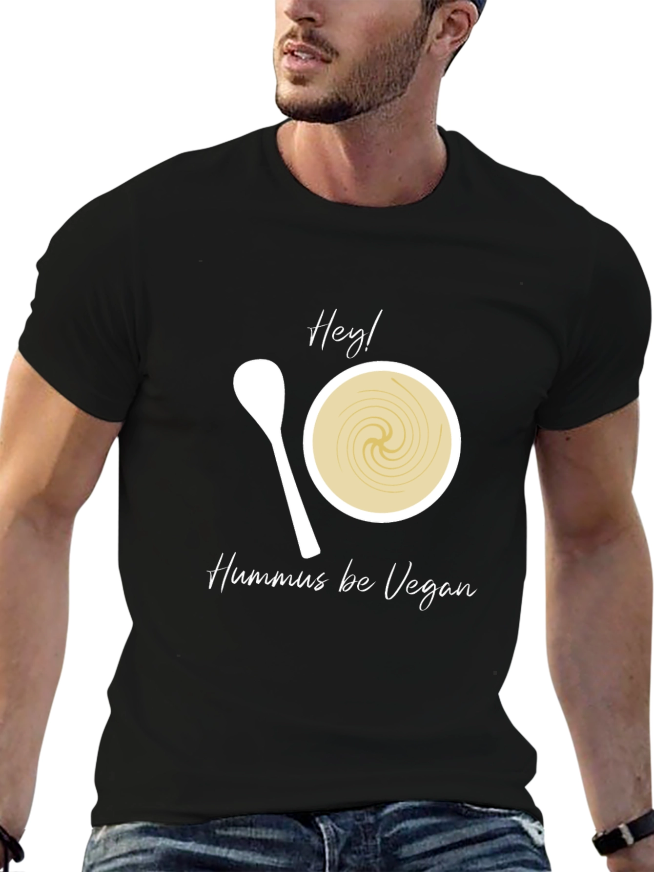 Hummus Be Vegan Graphic Tee