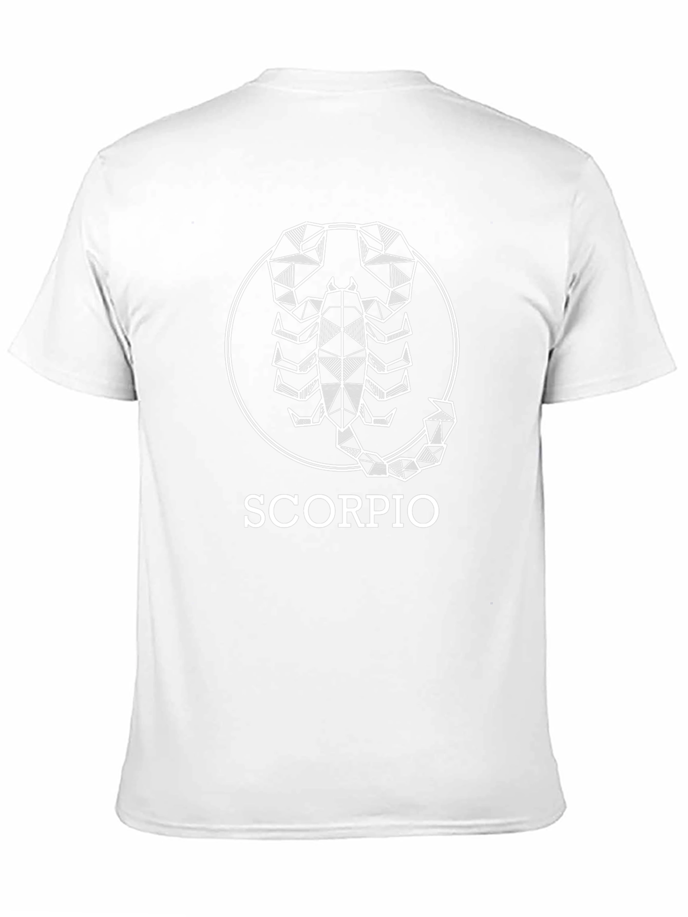Scorpio Zodiac Graphic T-Shirt - Black