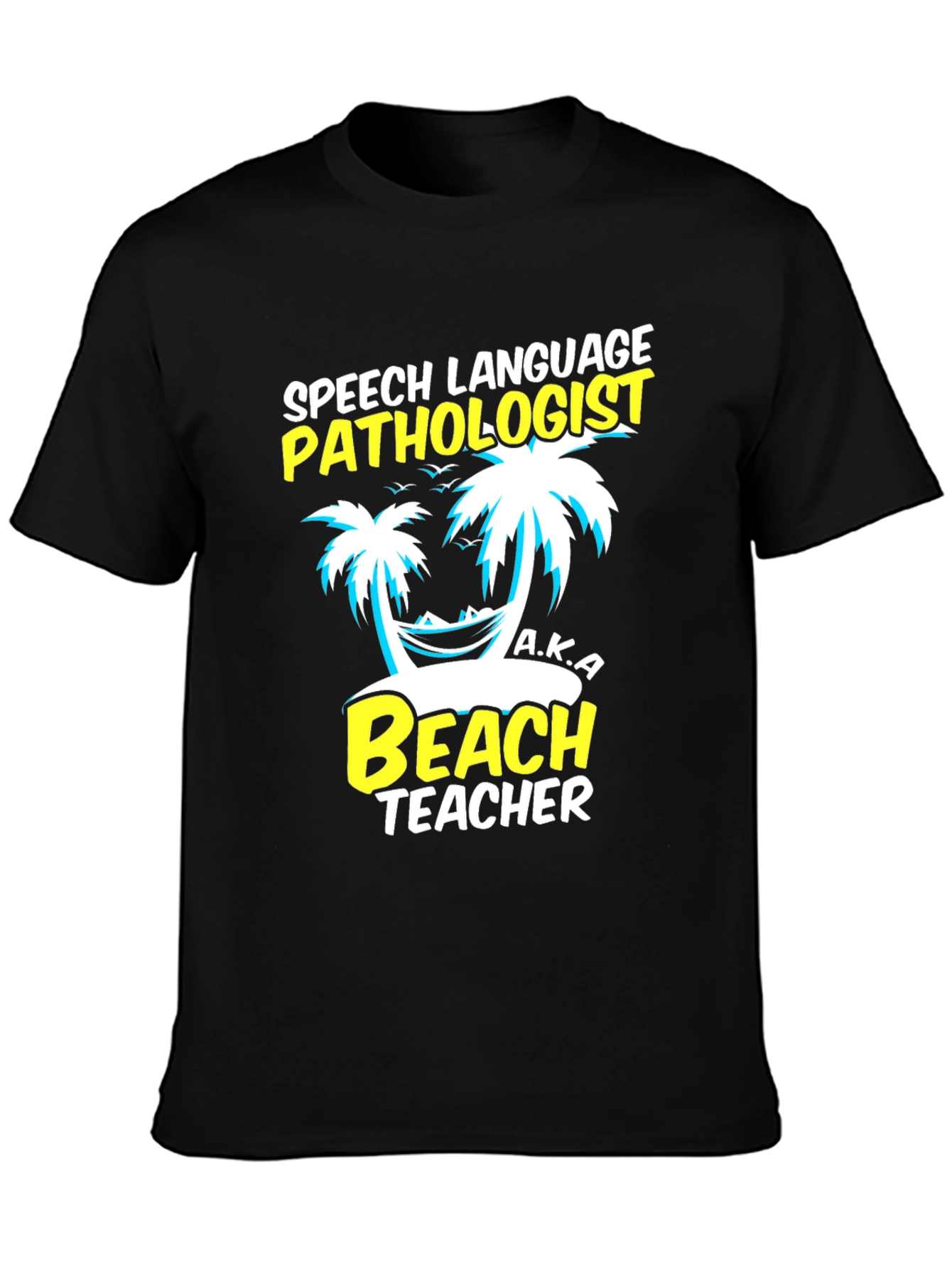 Speech Pathologist Beach Teacher Graphic T-Shirt