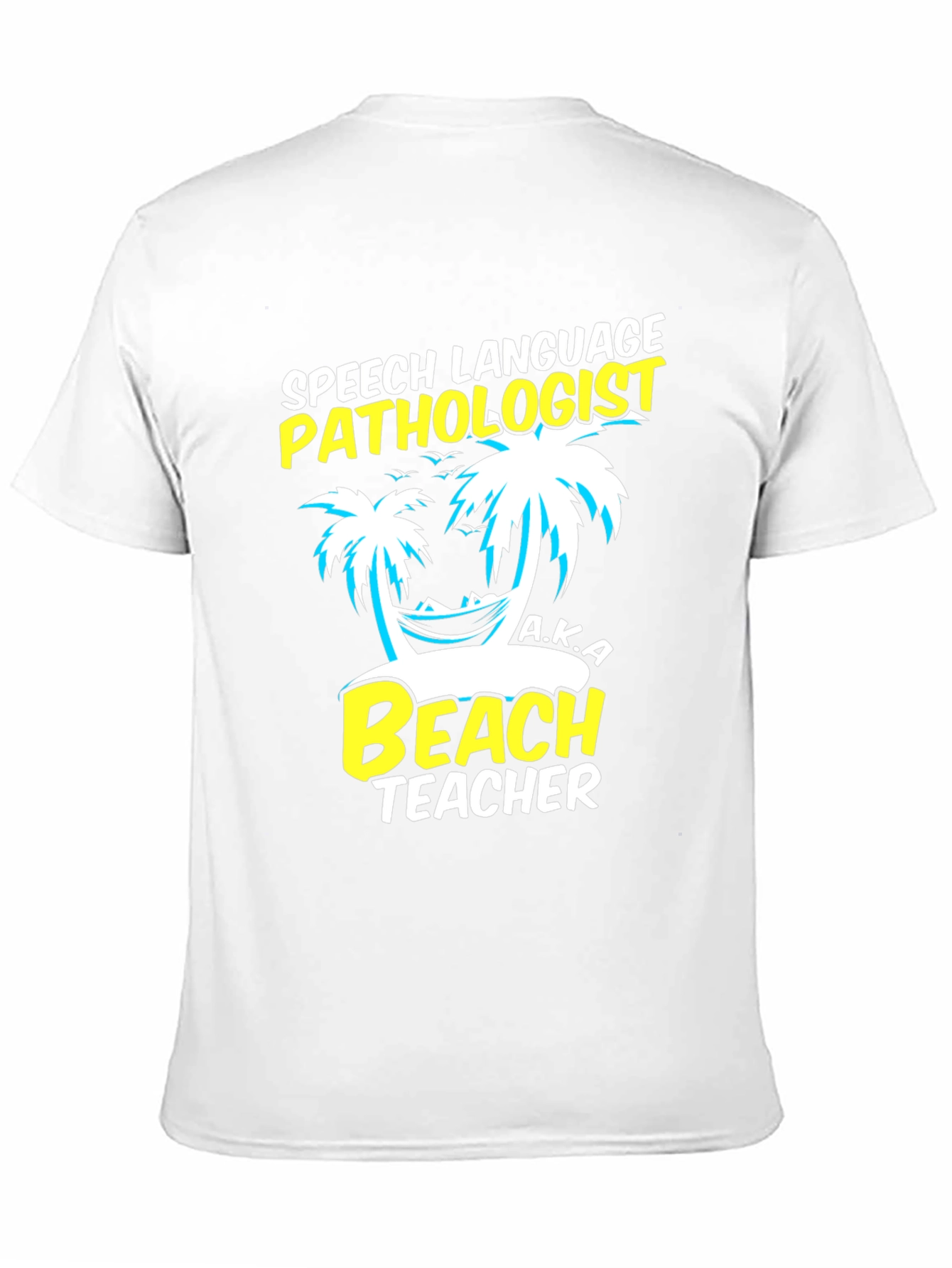 Speech Pathologist Beach Teacher Graphic T-Shirt