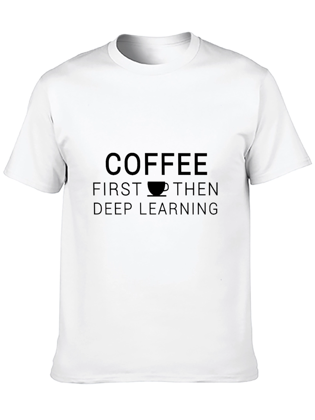 Coffee & Deep Learning Black T-Shirt