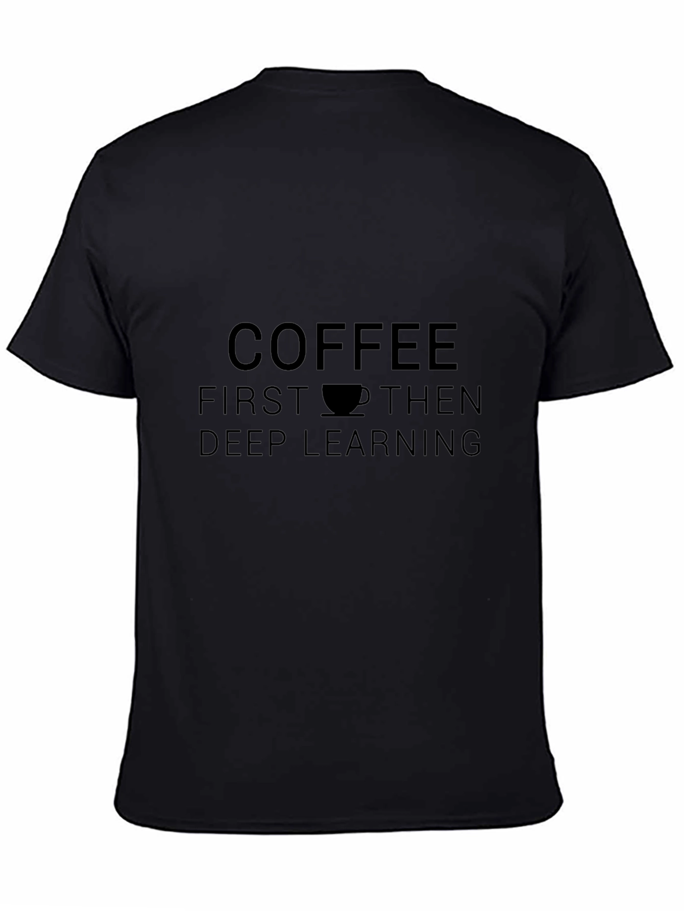 Coffee & Deep Learning Black T-Shirt