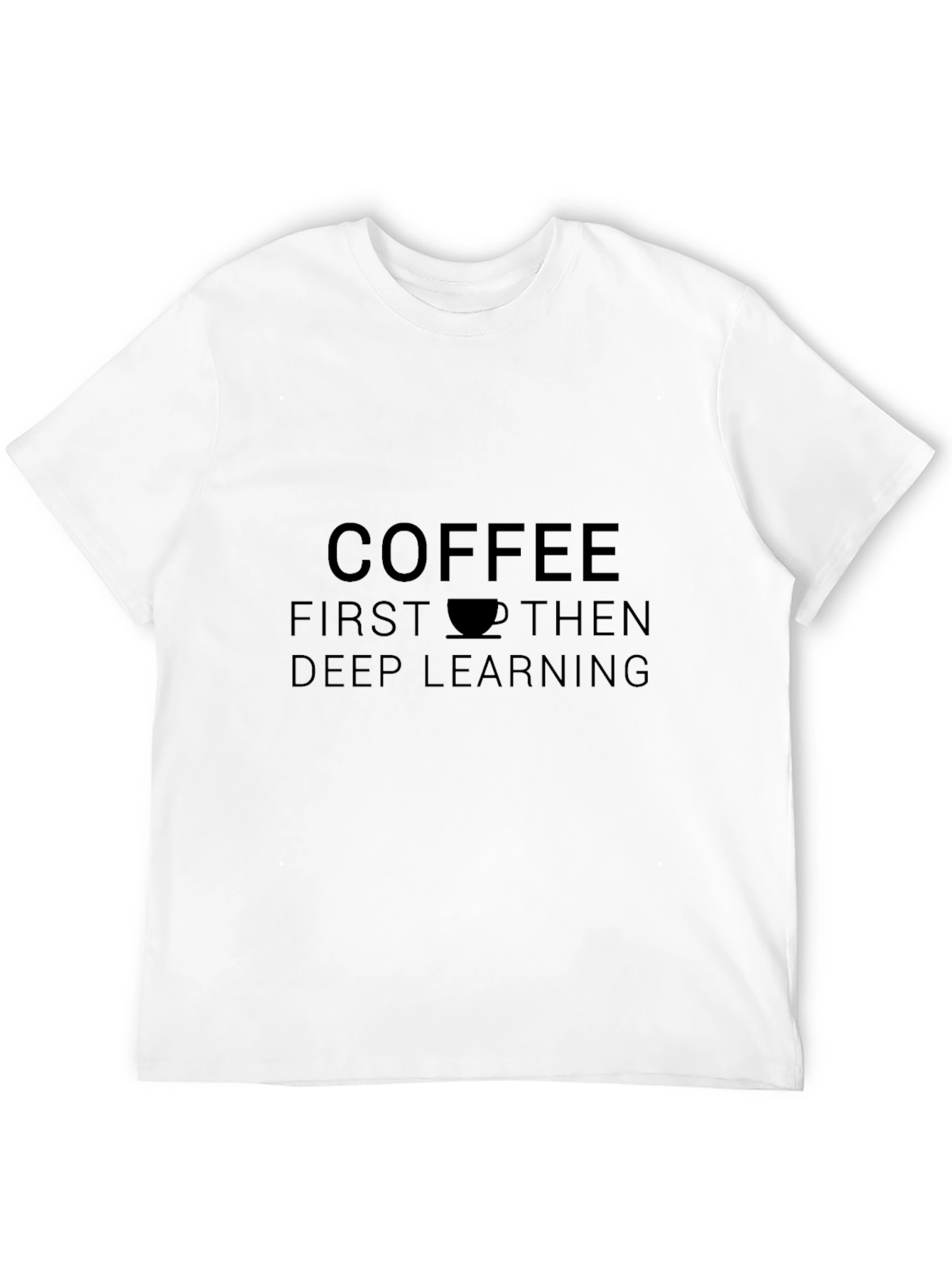 Coffee & Deep Learning Black T-Shirt