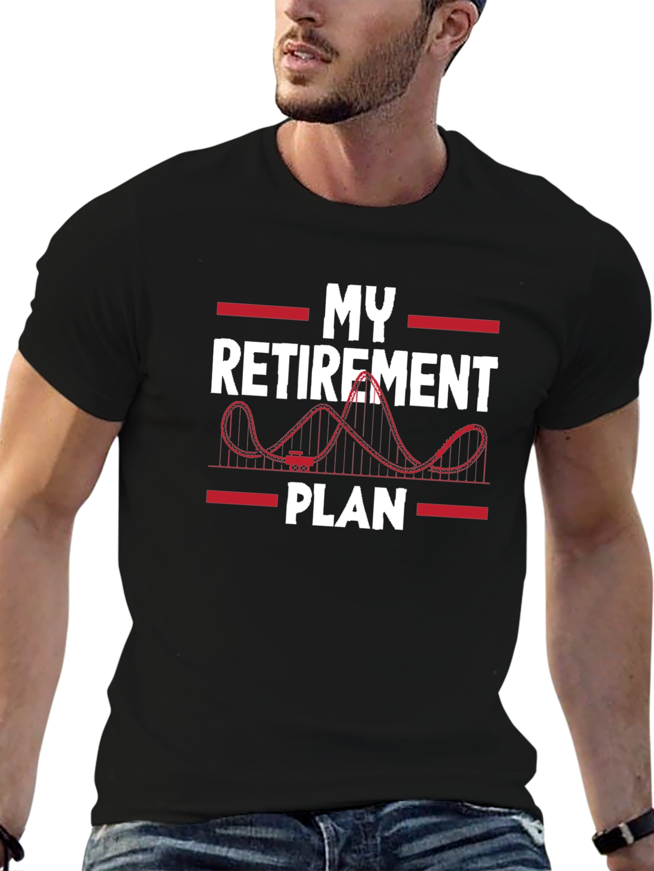 Retirement Plan Roller Coaster T-Shirt