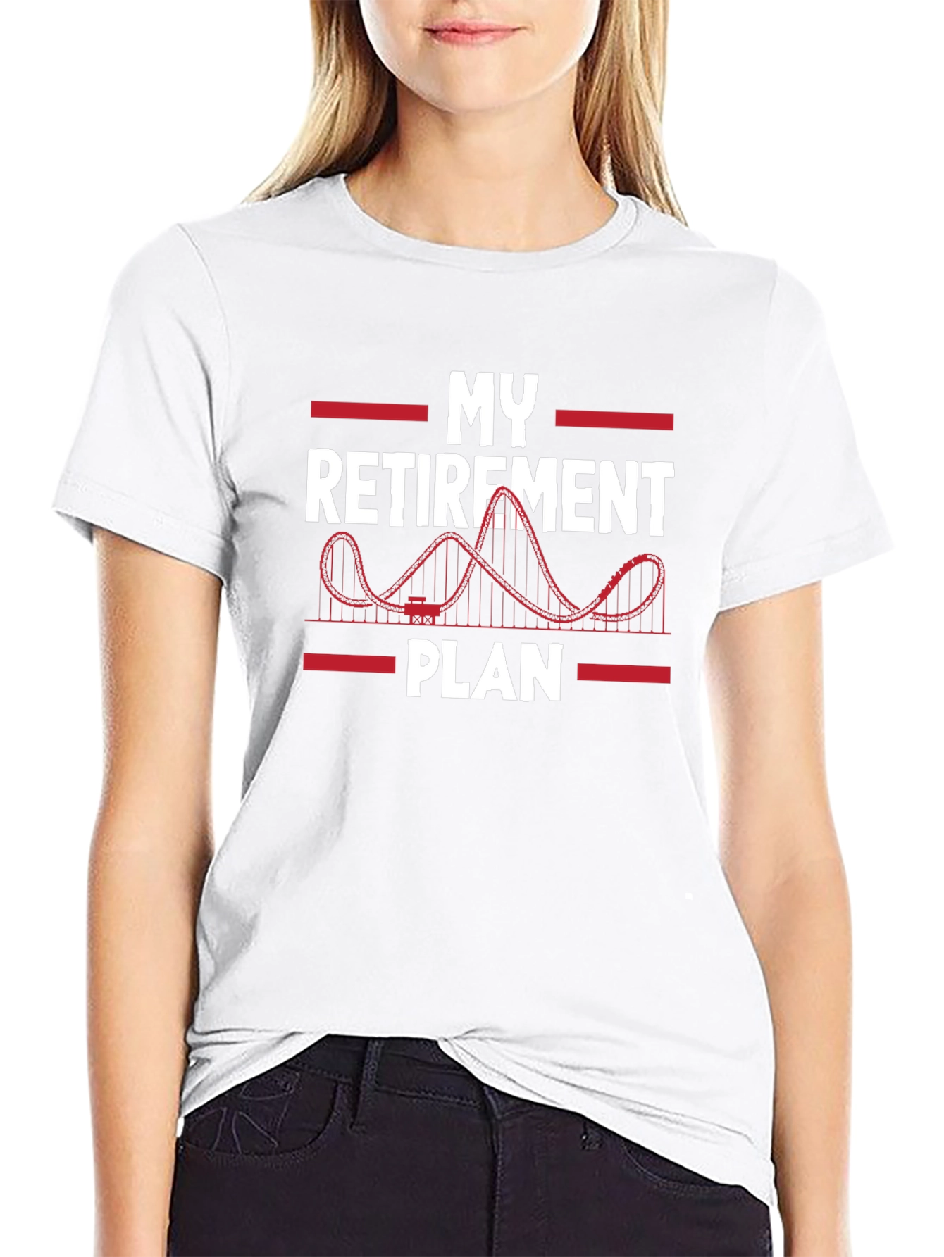 Retirement Plan Roller Coaster T-Shirt