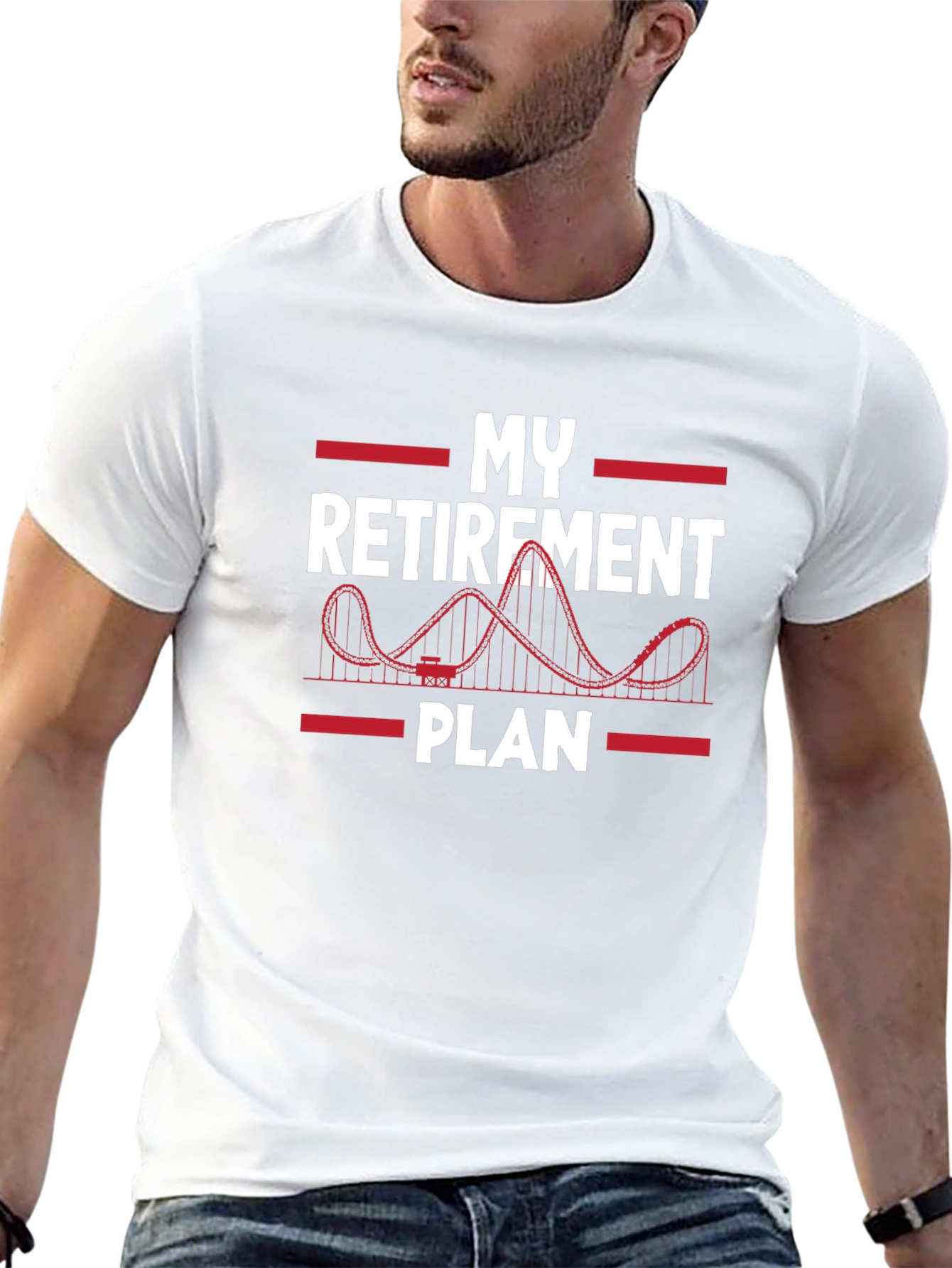 Retirement Plan Roller Coaster T-Shirt