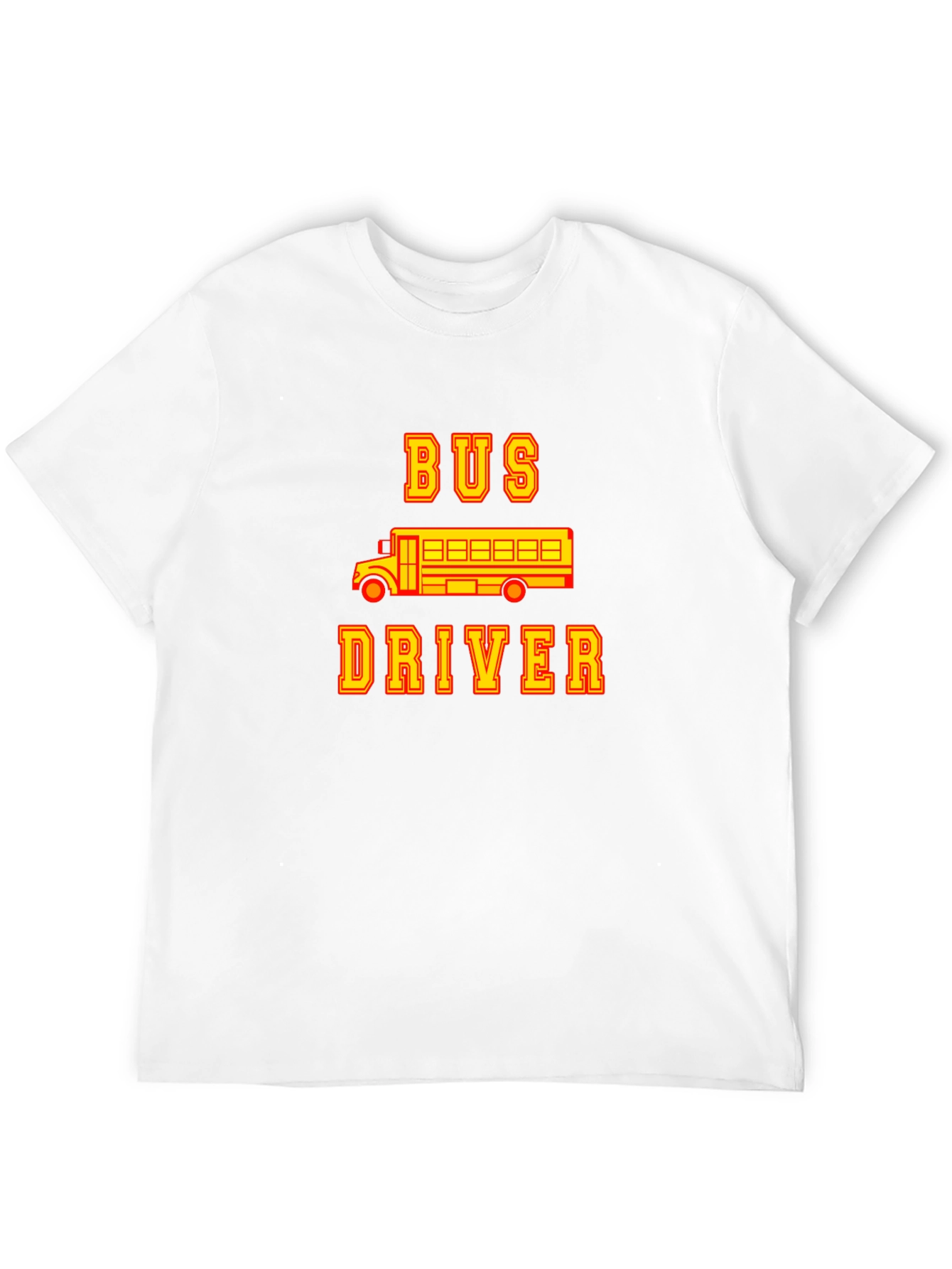 Bus Driver Graphic T-Shirt - Black