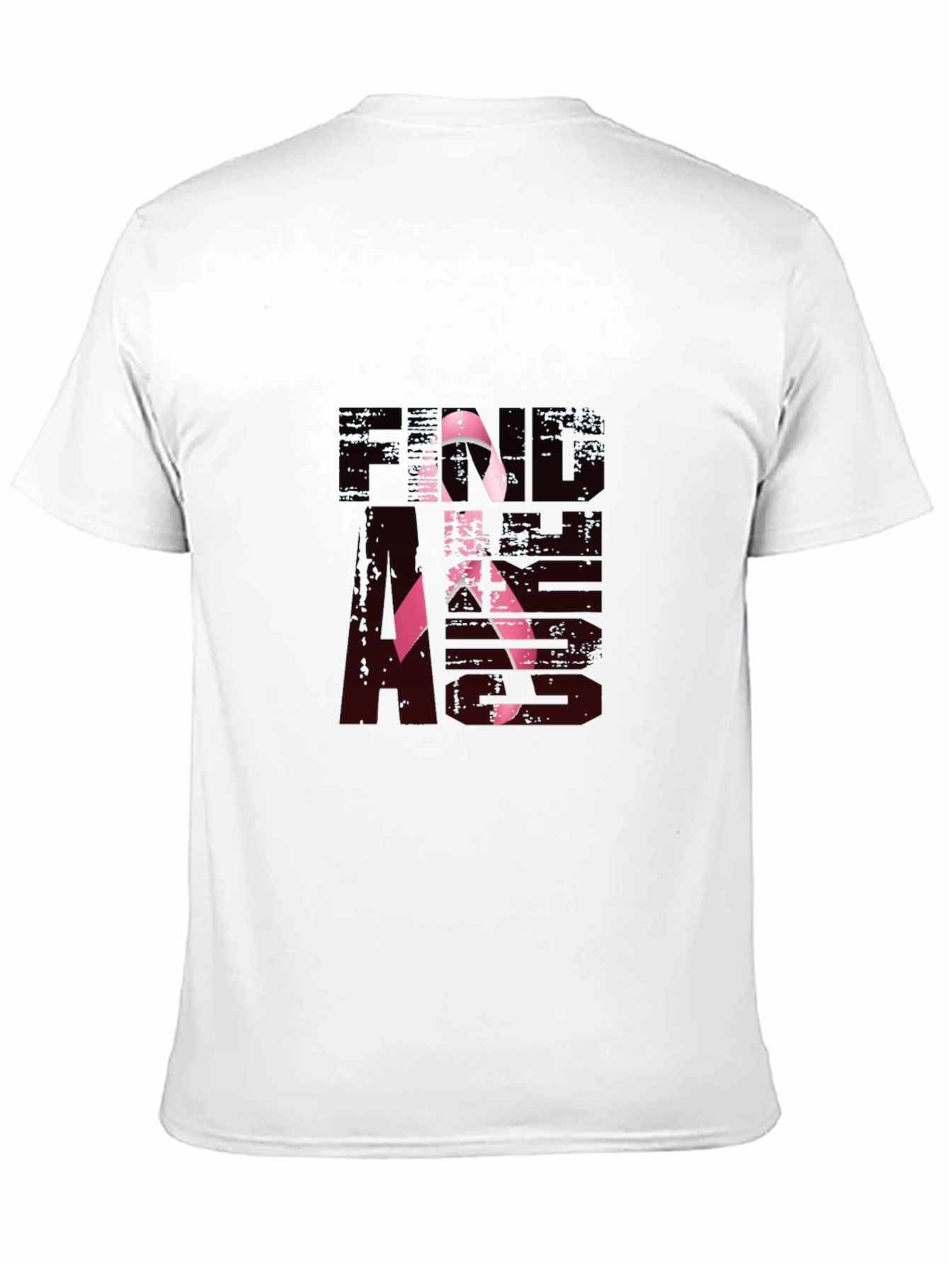 Find The Cure Black Cotton Tee