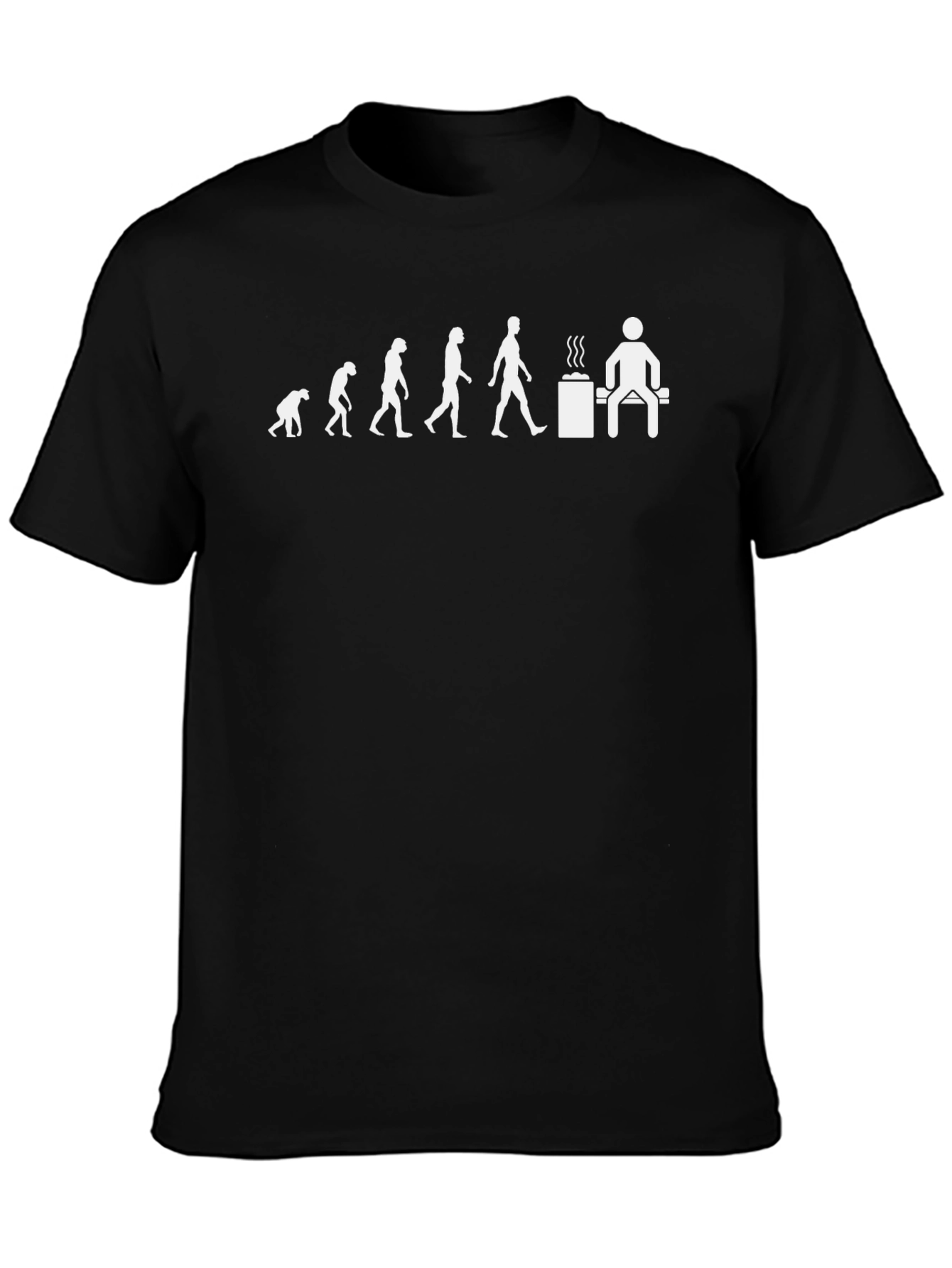Evolution to Sauna Black T-Shirt