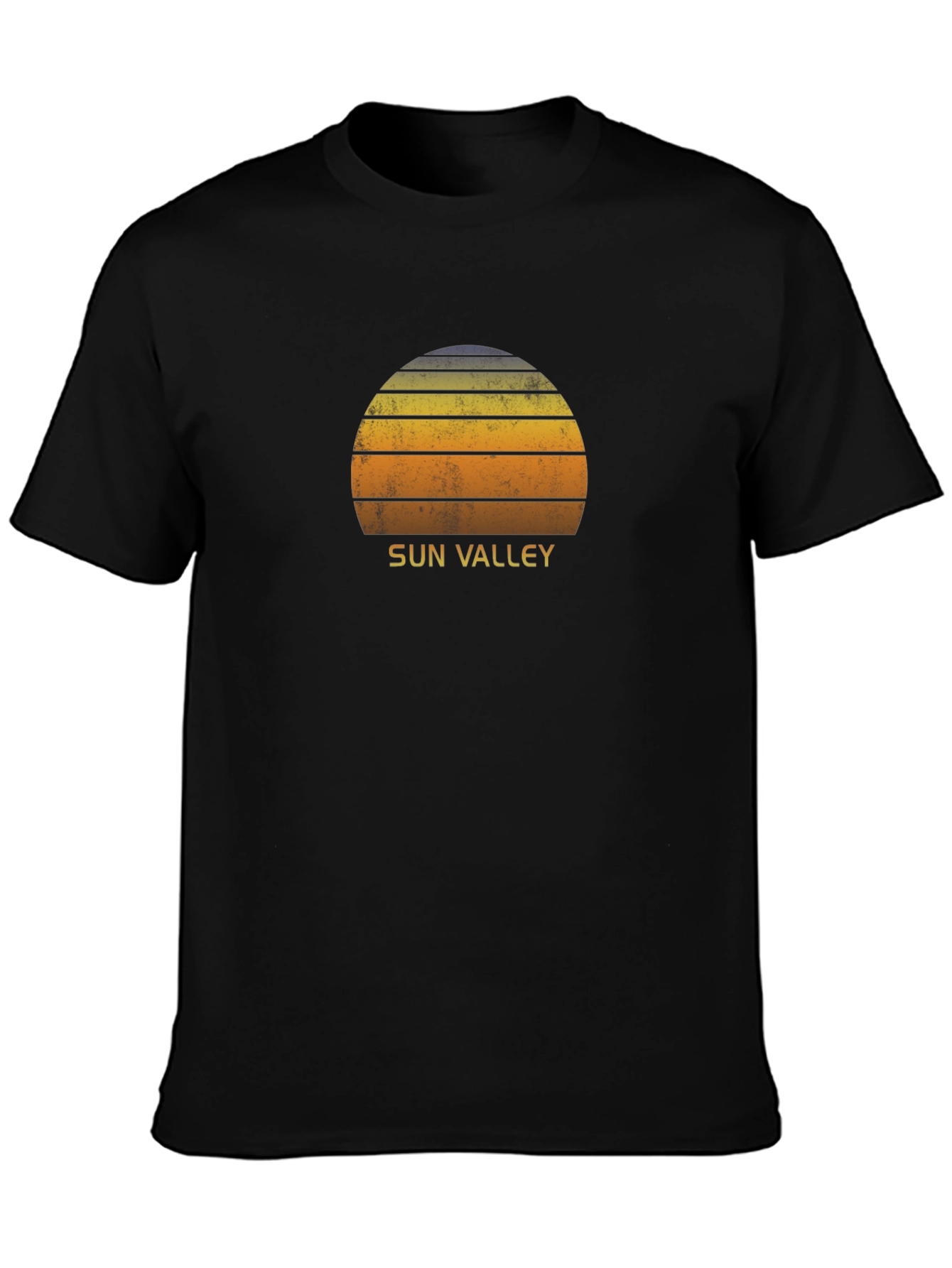 Sun Valley Sunset Graphic Tee - Retro Style