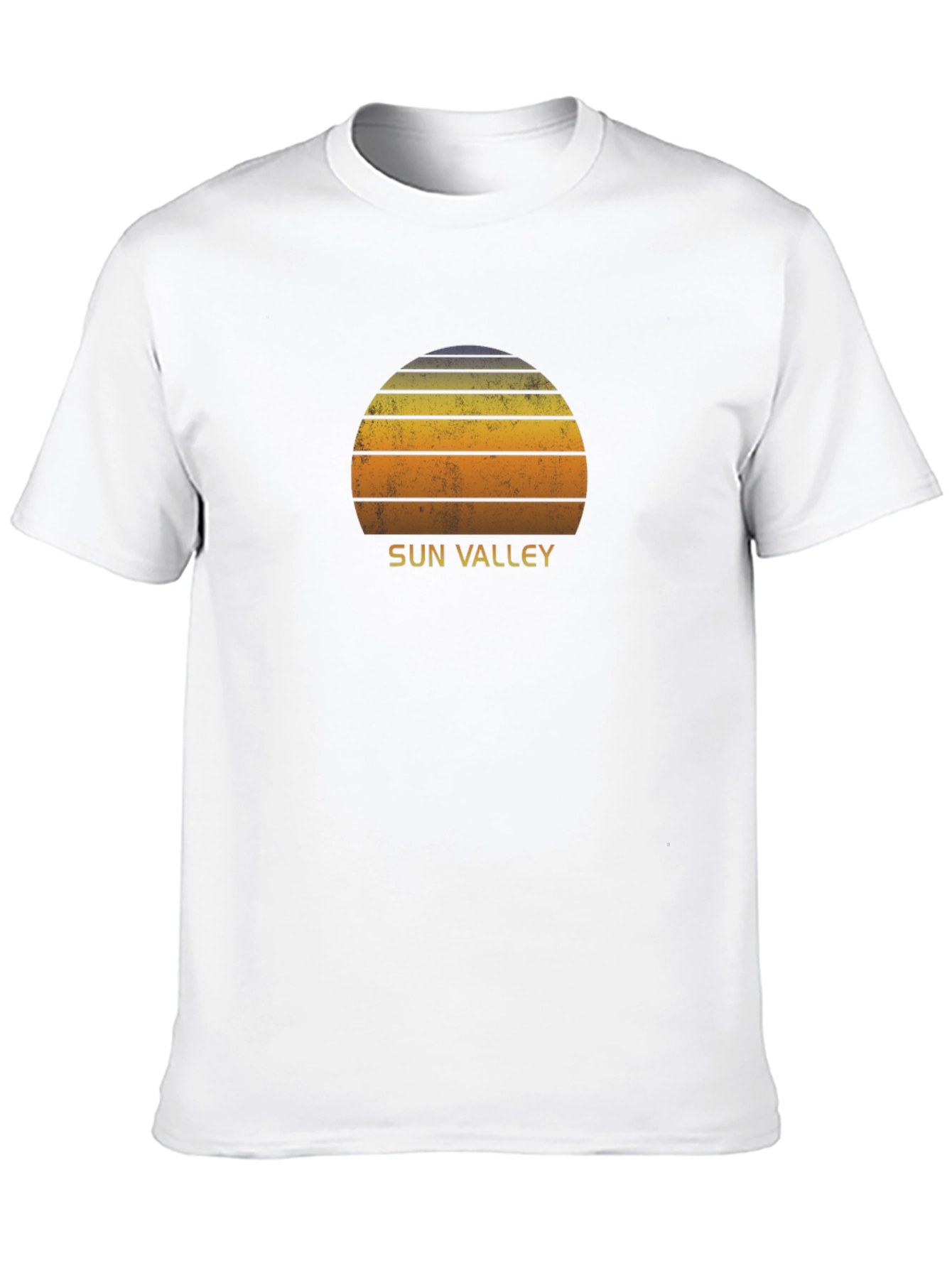 Sun Valley Sunset Graphic Tee - Retro Style