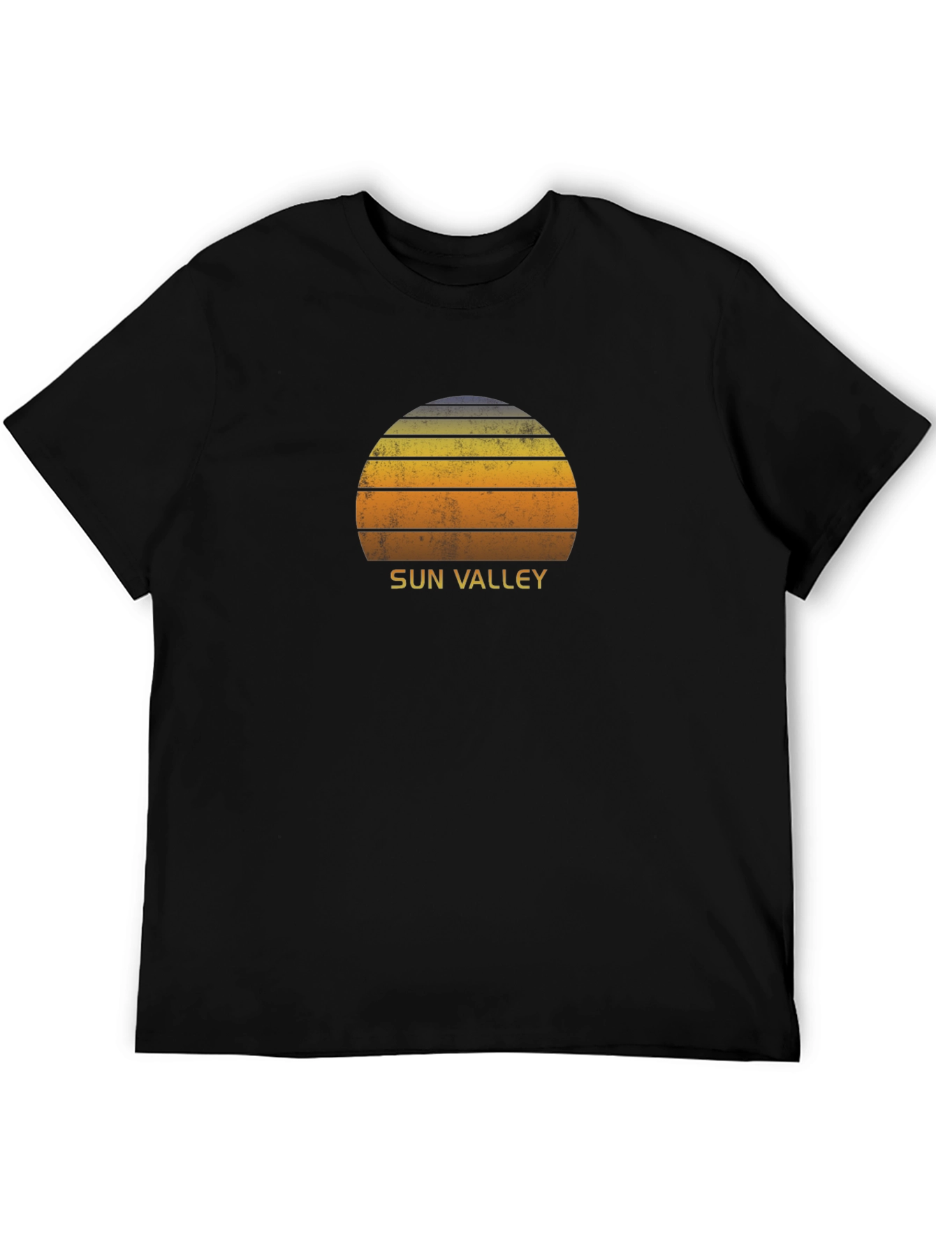 Sun Valley Sunset Graphic Tee - Retro Style