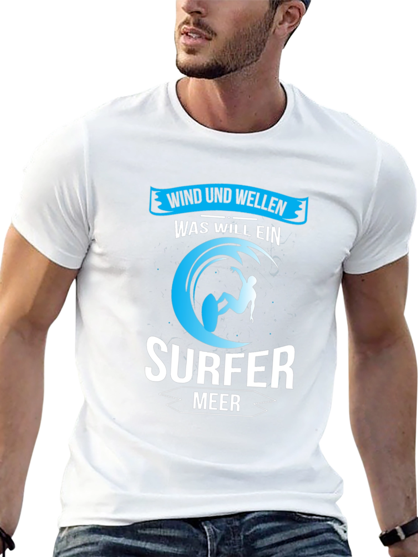 Surfer T-Shirt - Wind and Waves