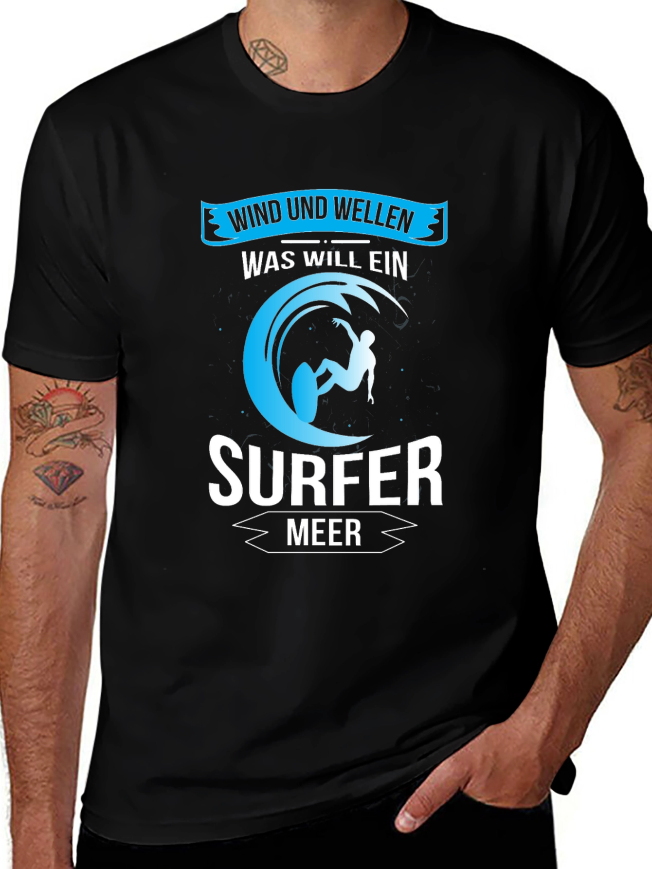 Surfer T-Shirt - Wind and Waves