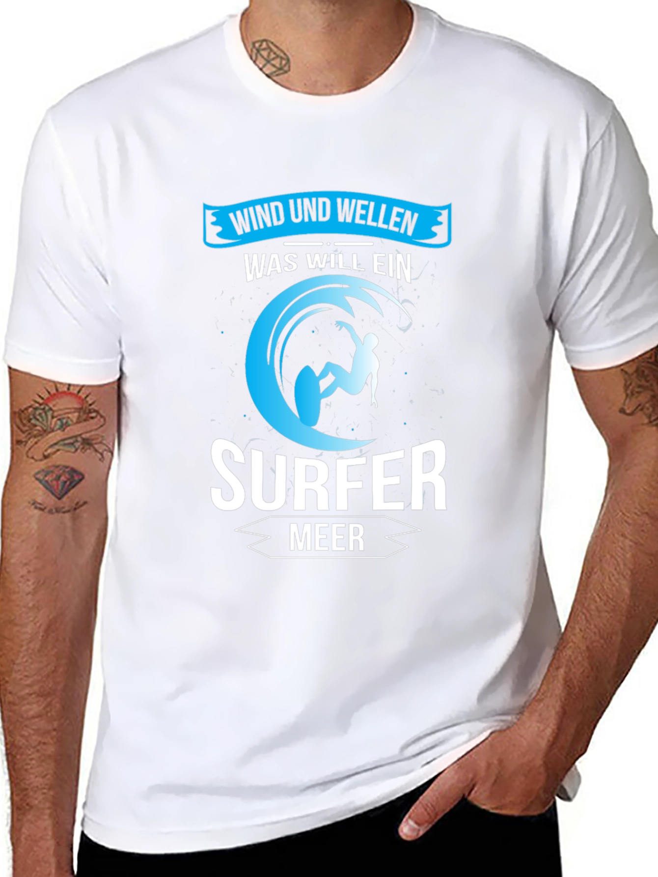 Surfer T-Shirt - Wind and Waves