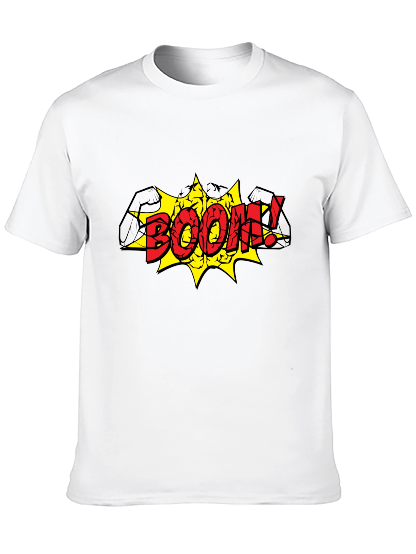 Boom! Graphic Print Black T-Shirt