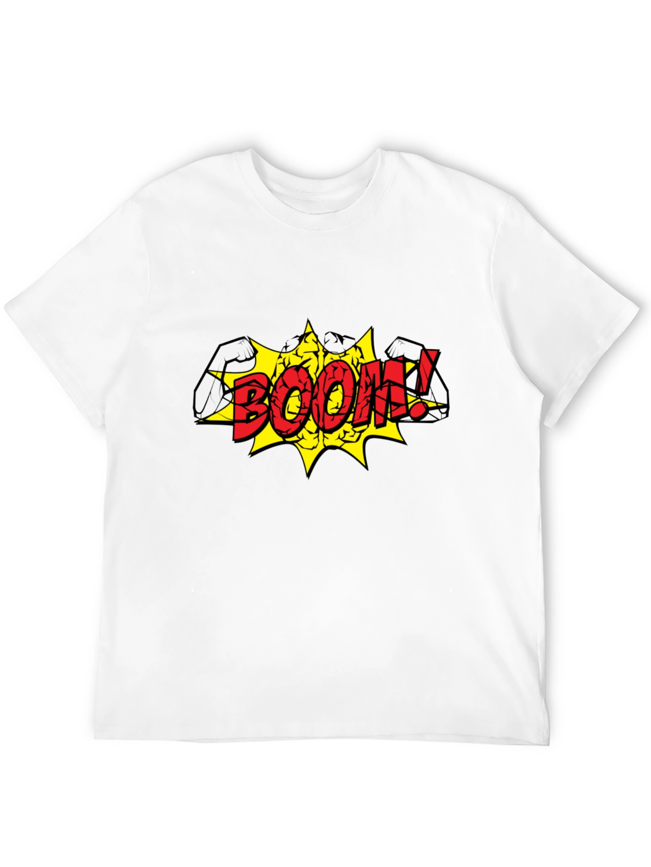 Boom! Graphic Print Black T-Shirt