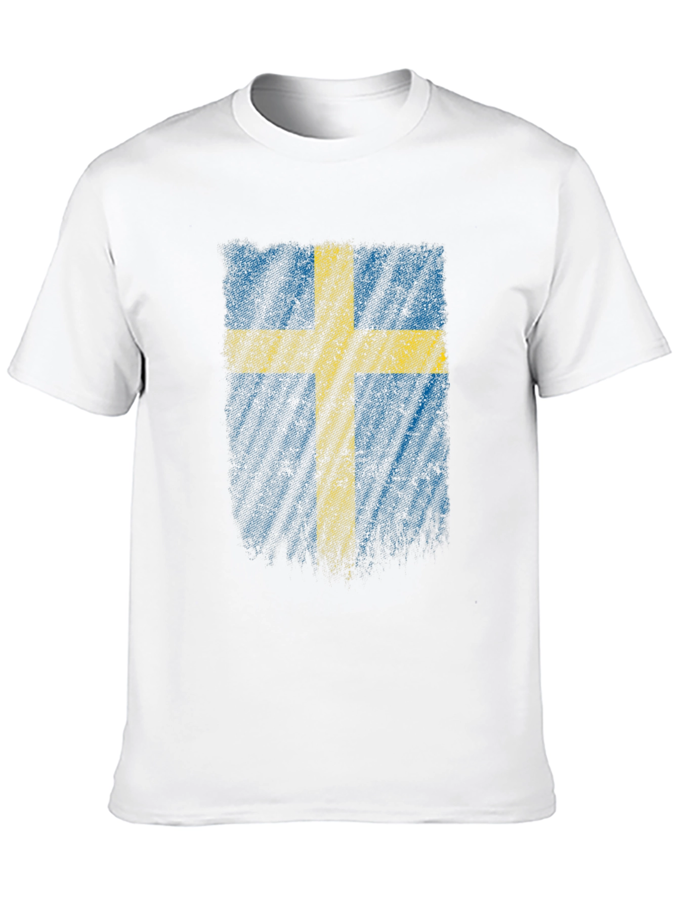 Swedish Flag Graphic Tee - Black