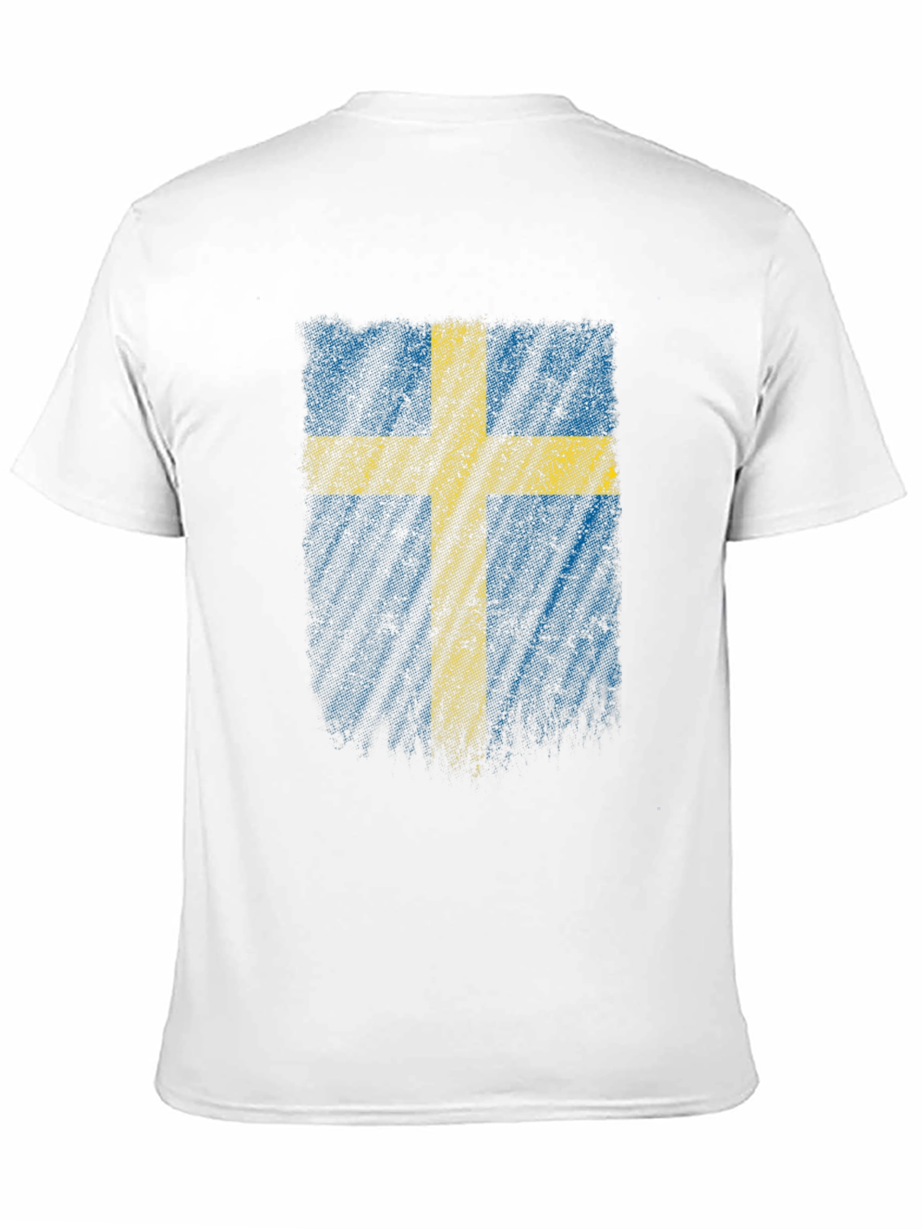 Swedish Flag Graphic Tee - Black