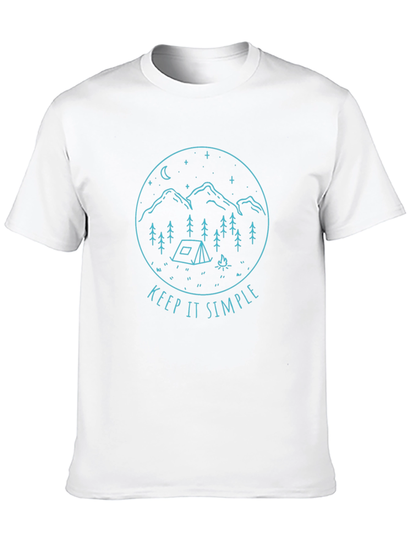 Keep It Simple Camping Graphic Tee